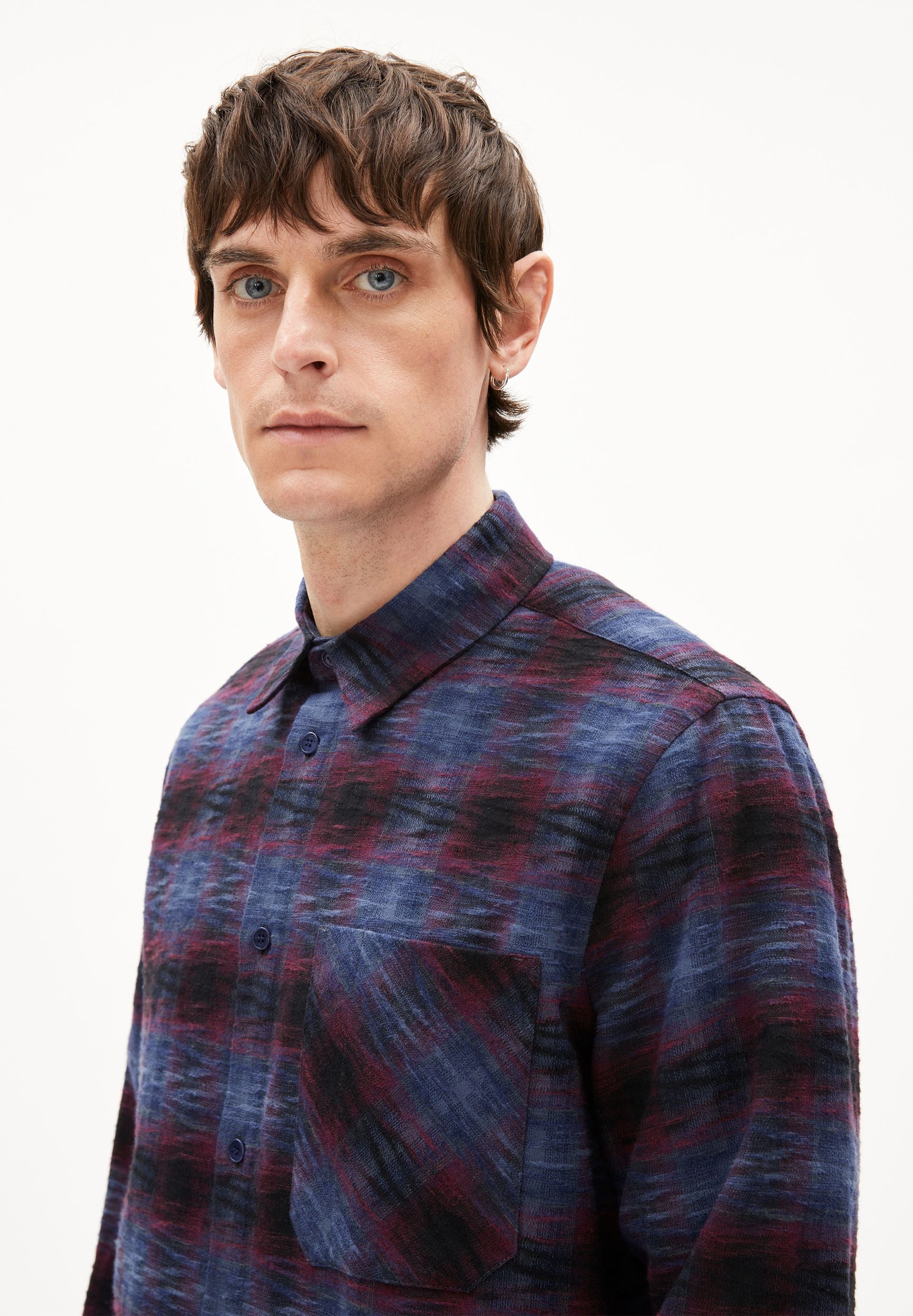 FAALIN LANGARMHEMD | scarlet red - Image 3
