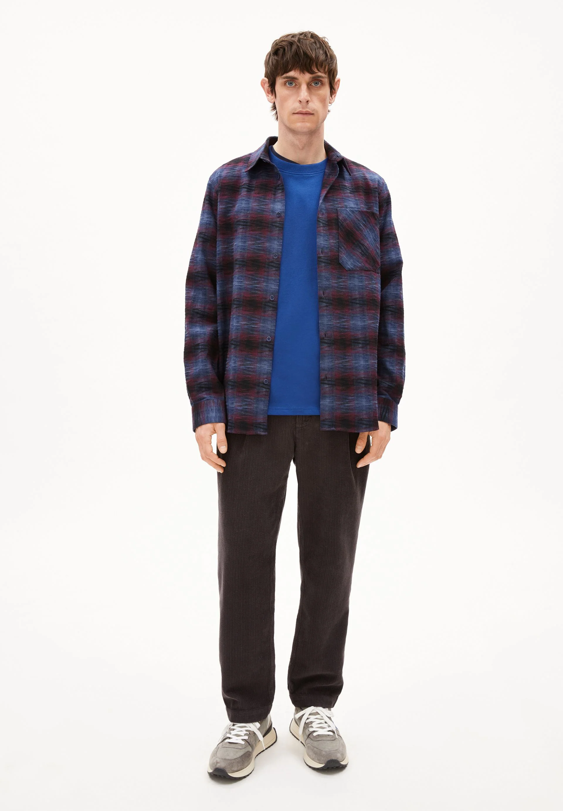 FAALIN LANGARMHEMD | scarlet red - Image 5