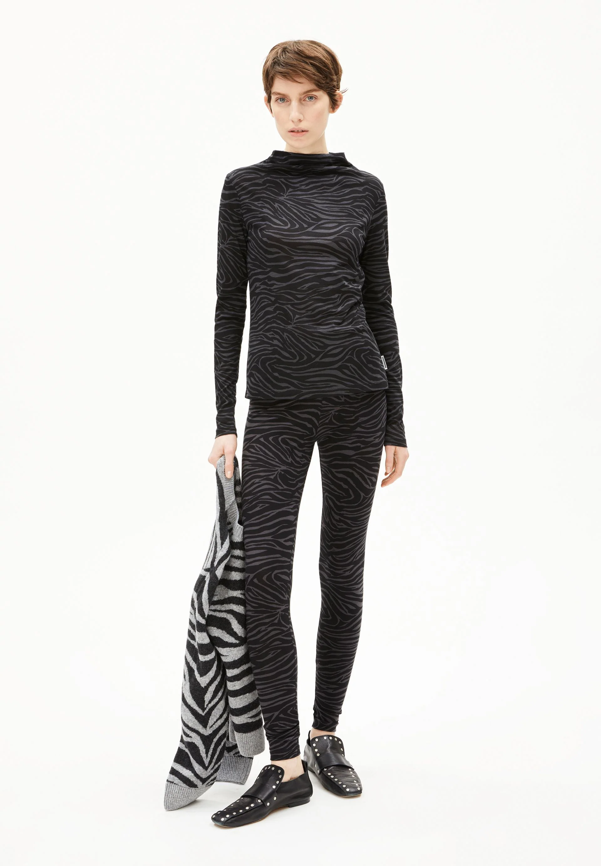 FARIBAA ZEBRARAA LEGGINGS | black - Image 5