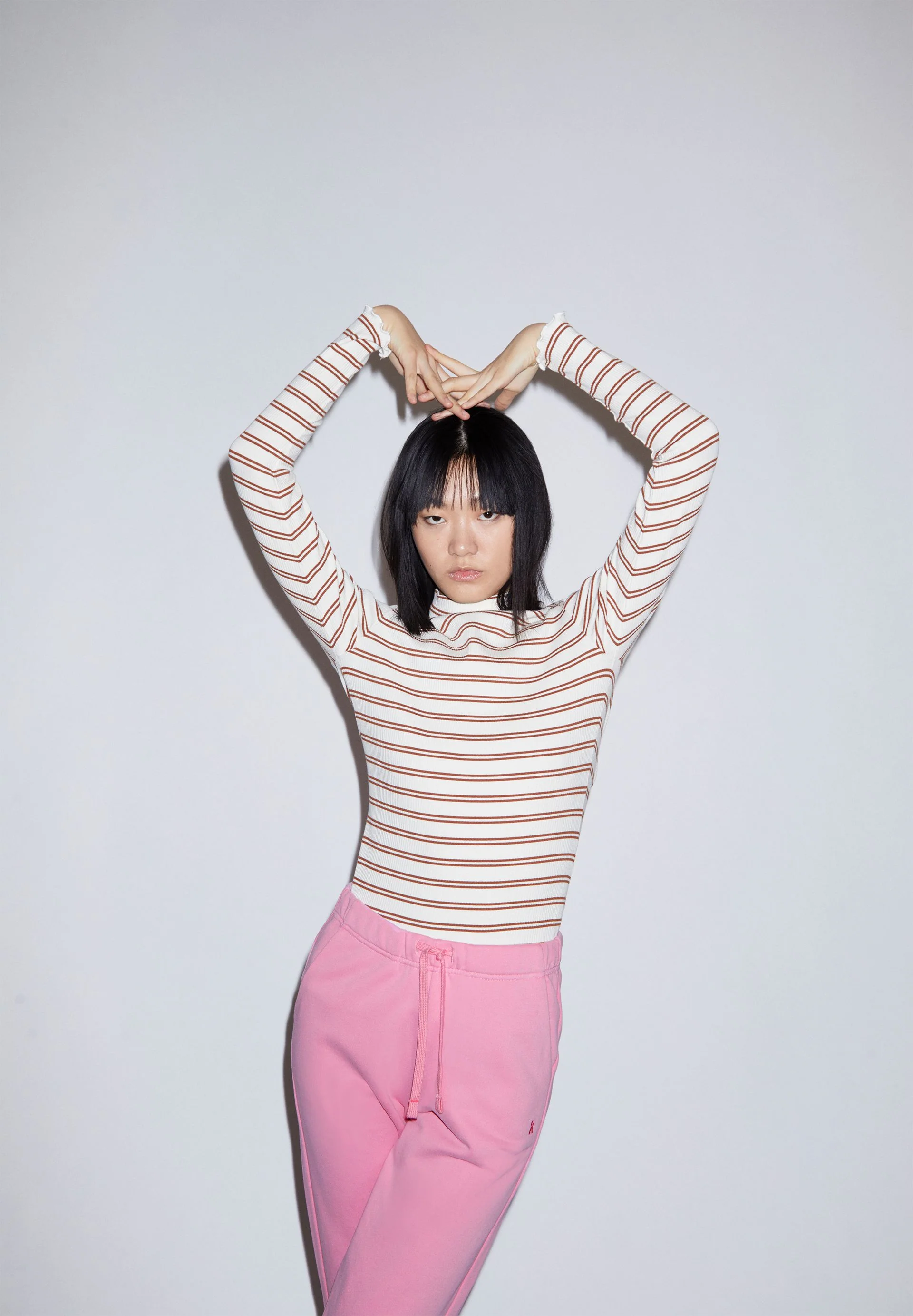 FATIMAA DOUBLE STRIPES | cacao-undyed - Image 4