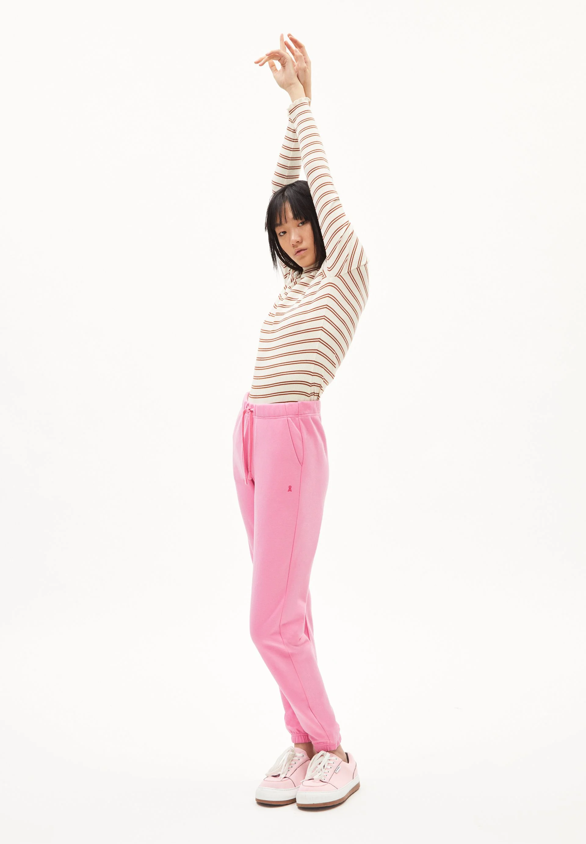 FATIMAA DOUBLE STRIPES | cacao-undyed - Image 5