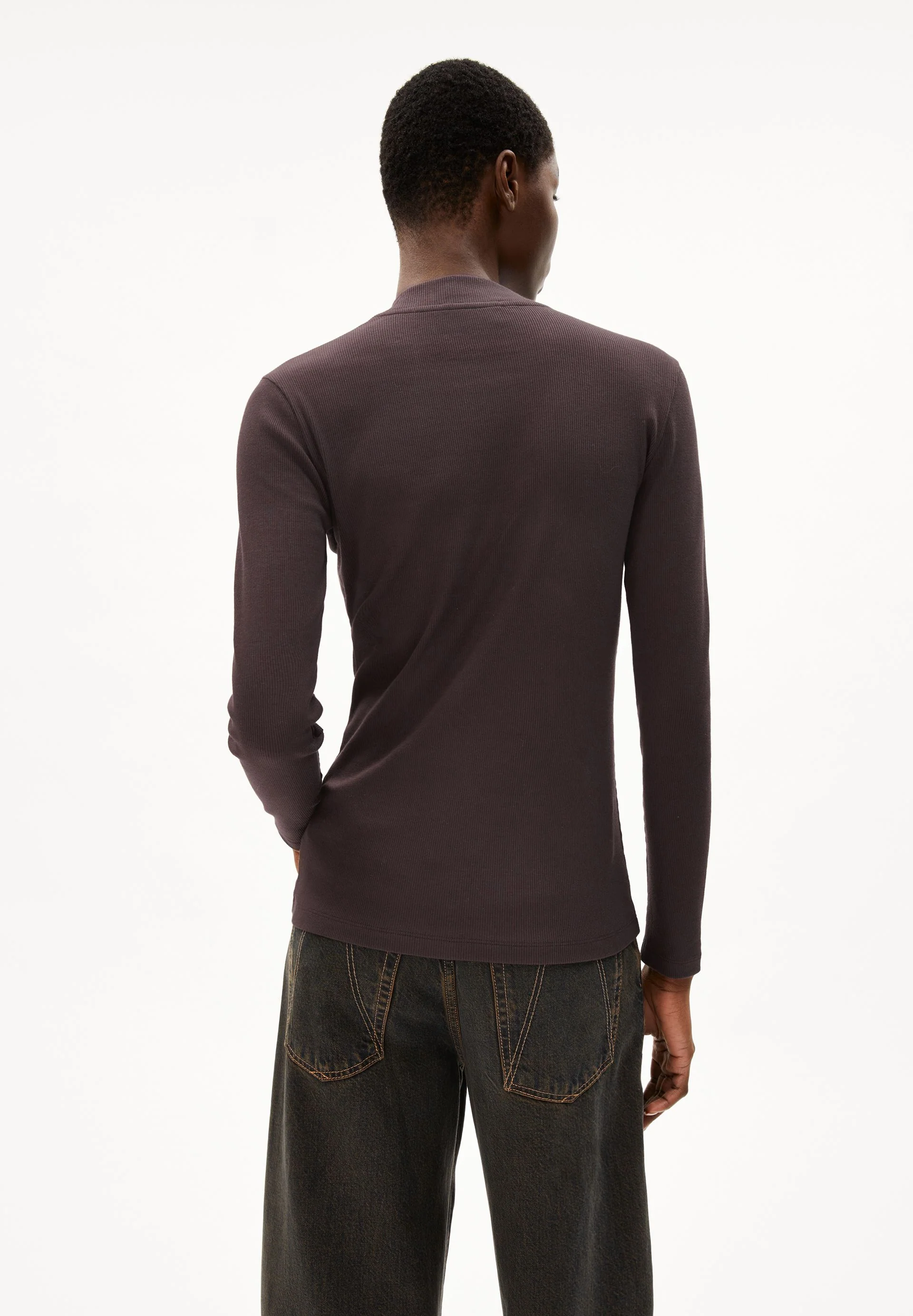 FATIMAARA LANGARMSHIRT | coffee - Image 2