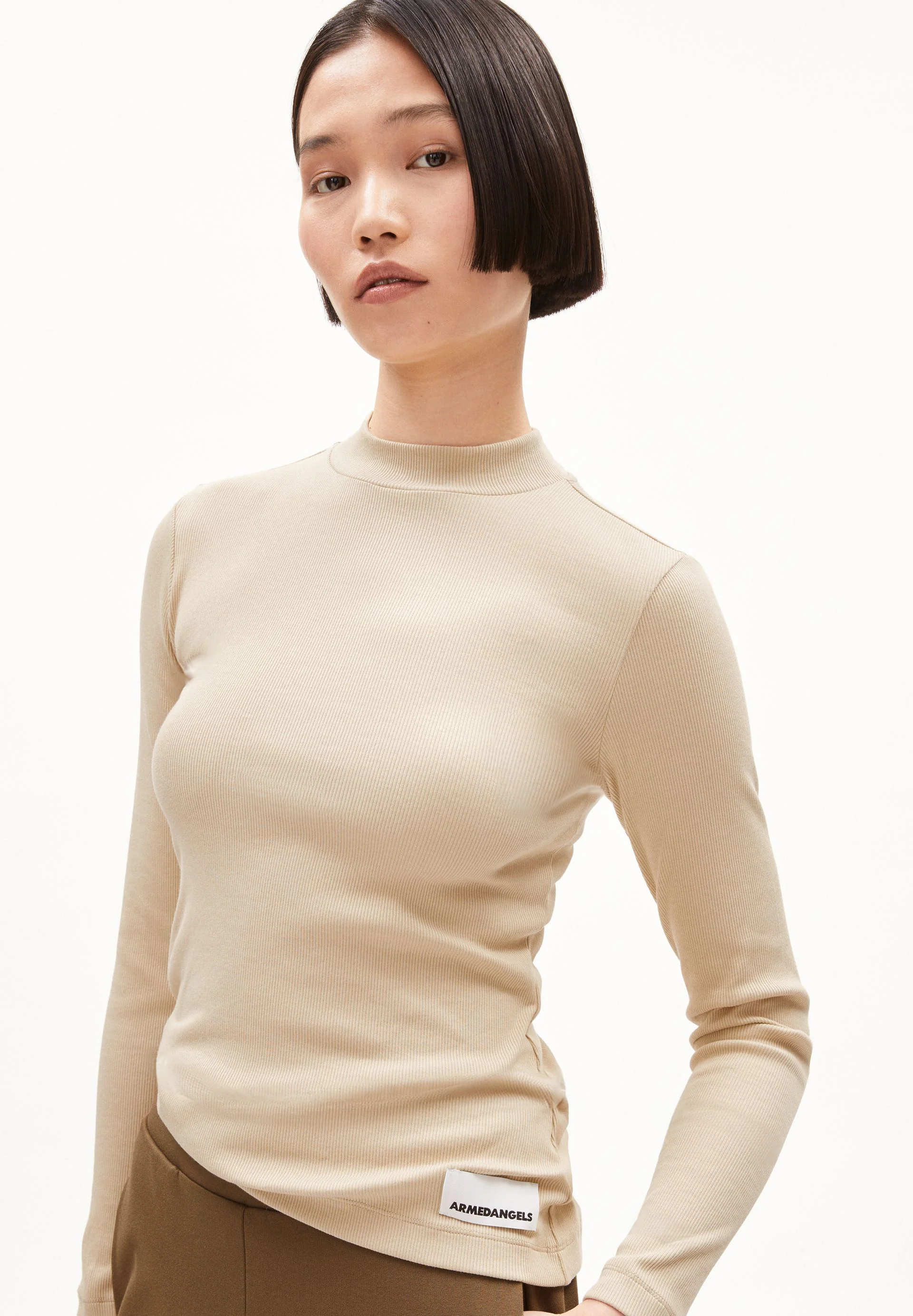FATIMAARA LANGARMSHIRT | gravel - Image 3