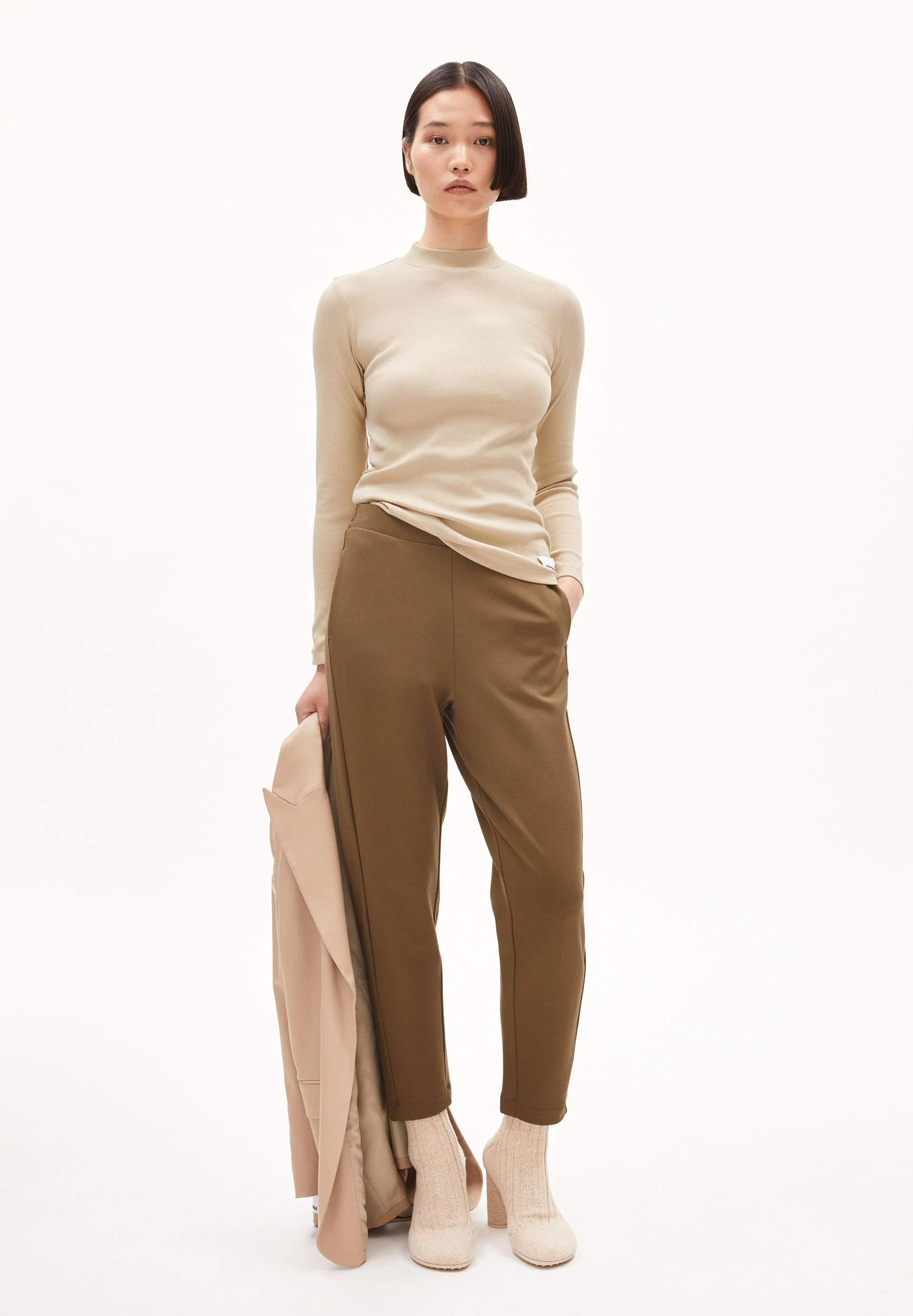 FATIMAARA LANGARMSHIRT | gravel - Image 5