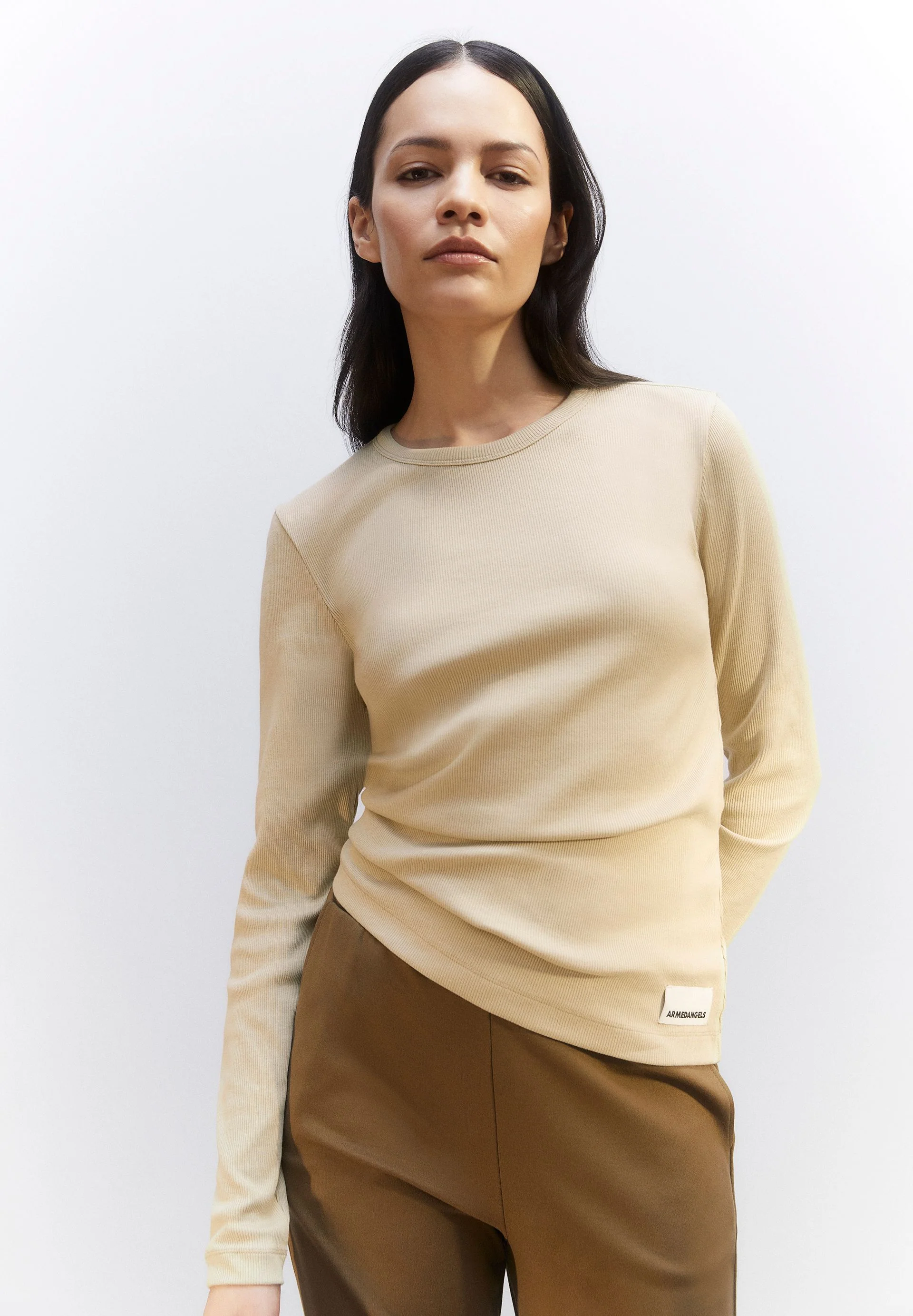 FATIMAARA LANGARMSHIRT | gravel - Image 6