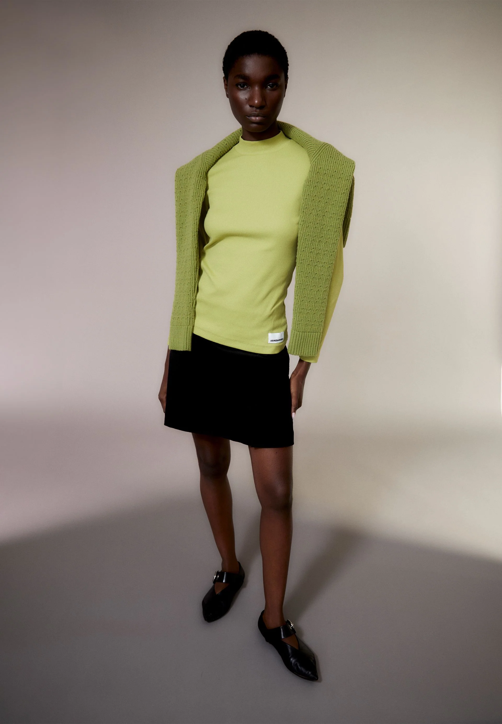 FATIMAARA LANGARMSHIRT | new moss - Image 4
