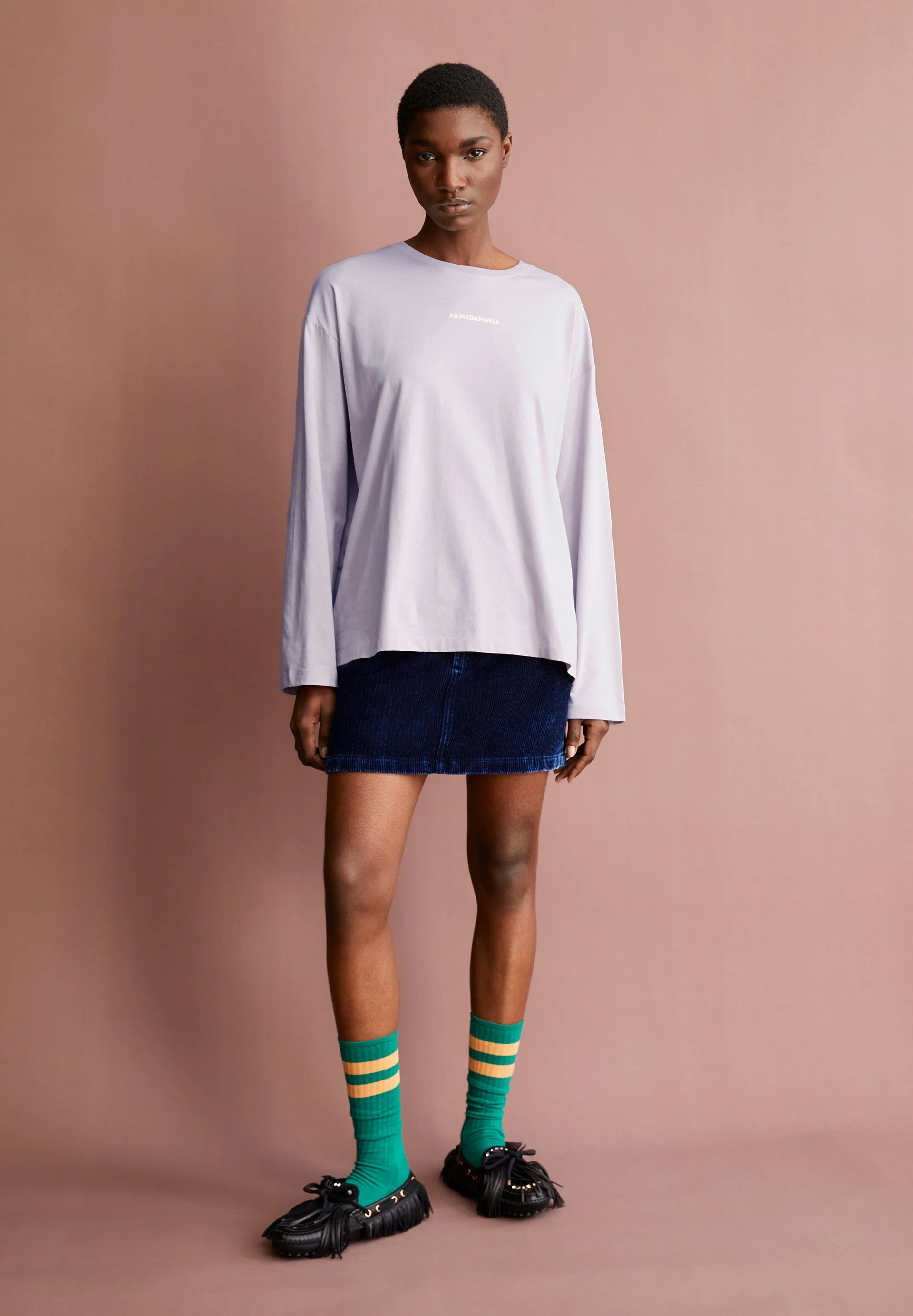 FIETAA DIFFERENCE LANGARMSHIRT | ice grape - Image 4
