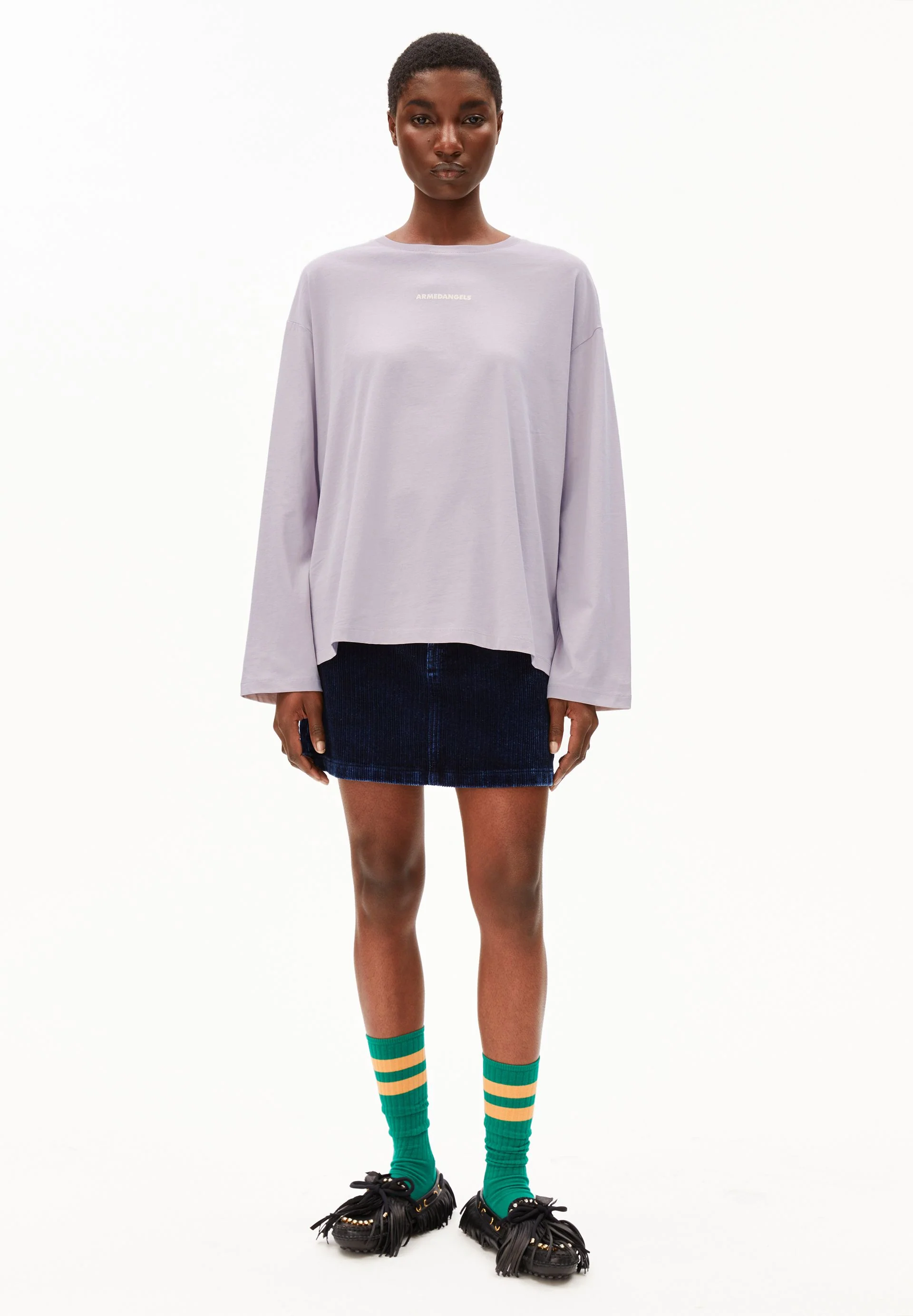 FIETAA DIFFERENCE LANGARMSHIRT | ice grape - Image 5