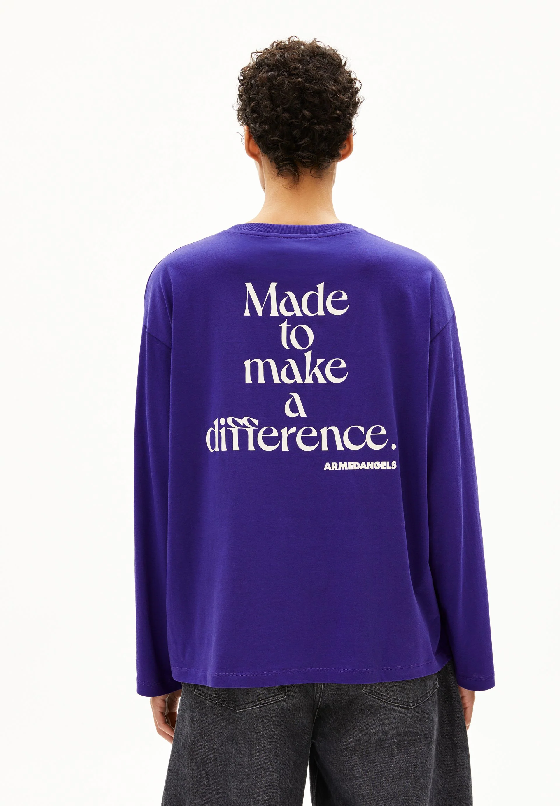 FIETAA DIFFERENCE LANGARMSHIRT | indigo lilac - Image 2