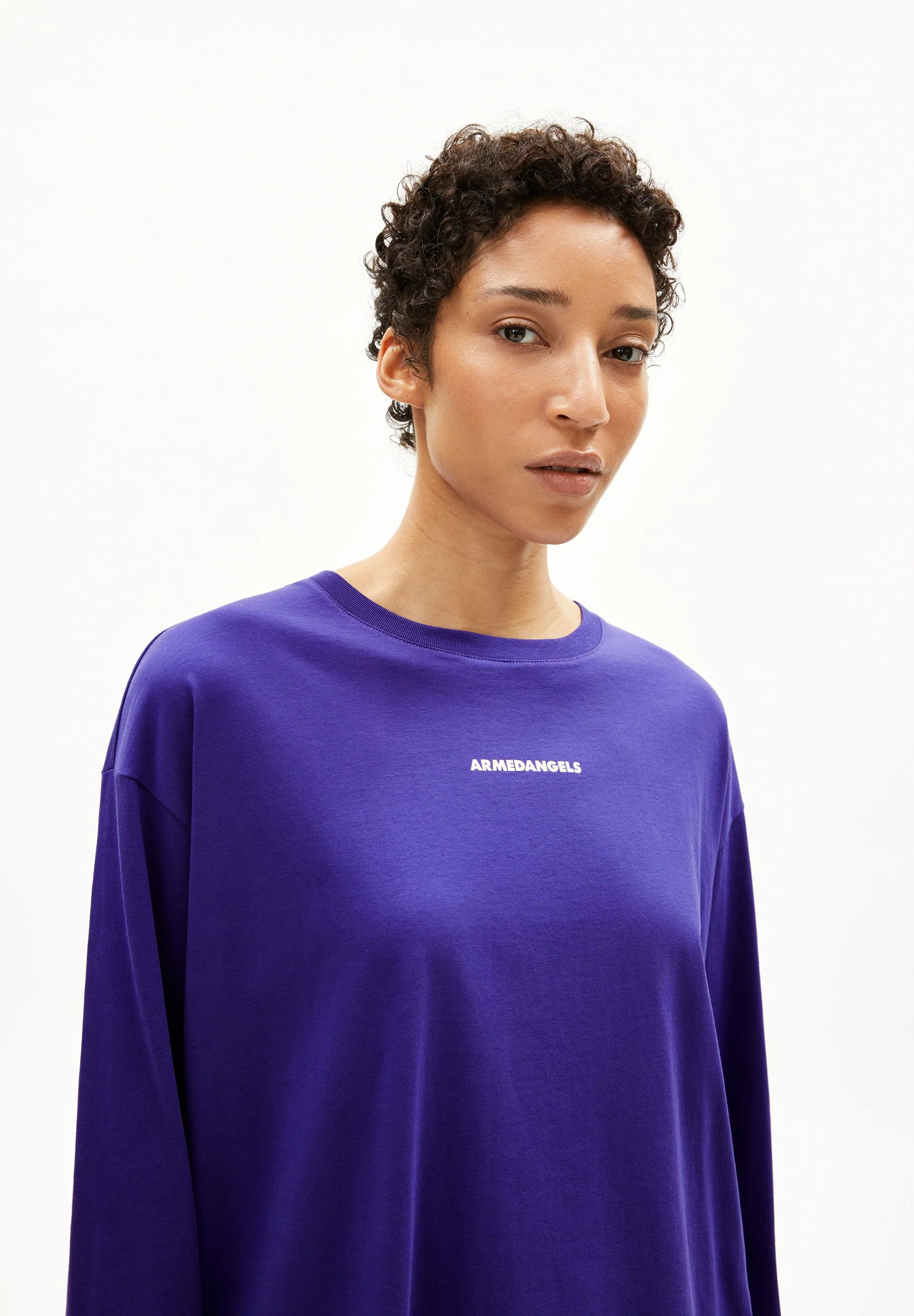 FIETAA DIFFERENCE LANGARMSHIRT | indigo lilac - Image 3