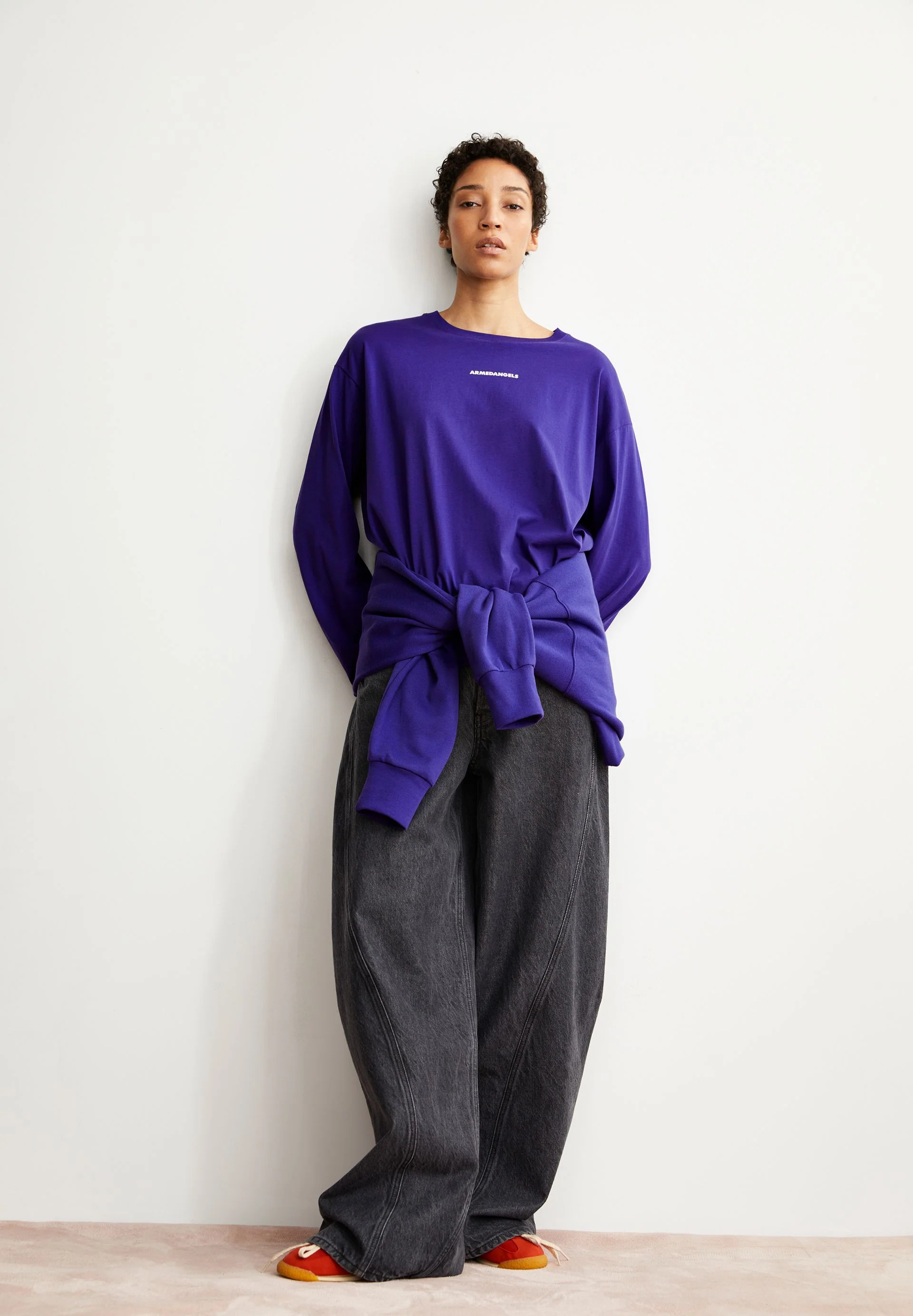 FIETAA DIFFERENCE LANGARMSHIRT | indigo lilac - Image 4