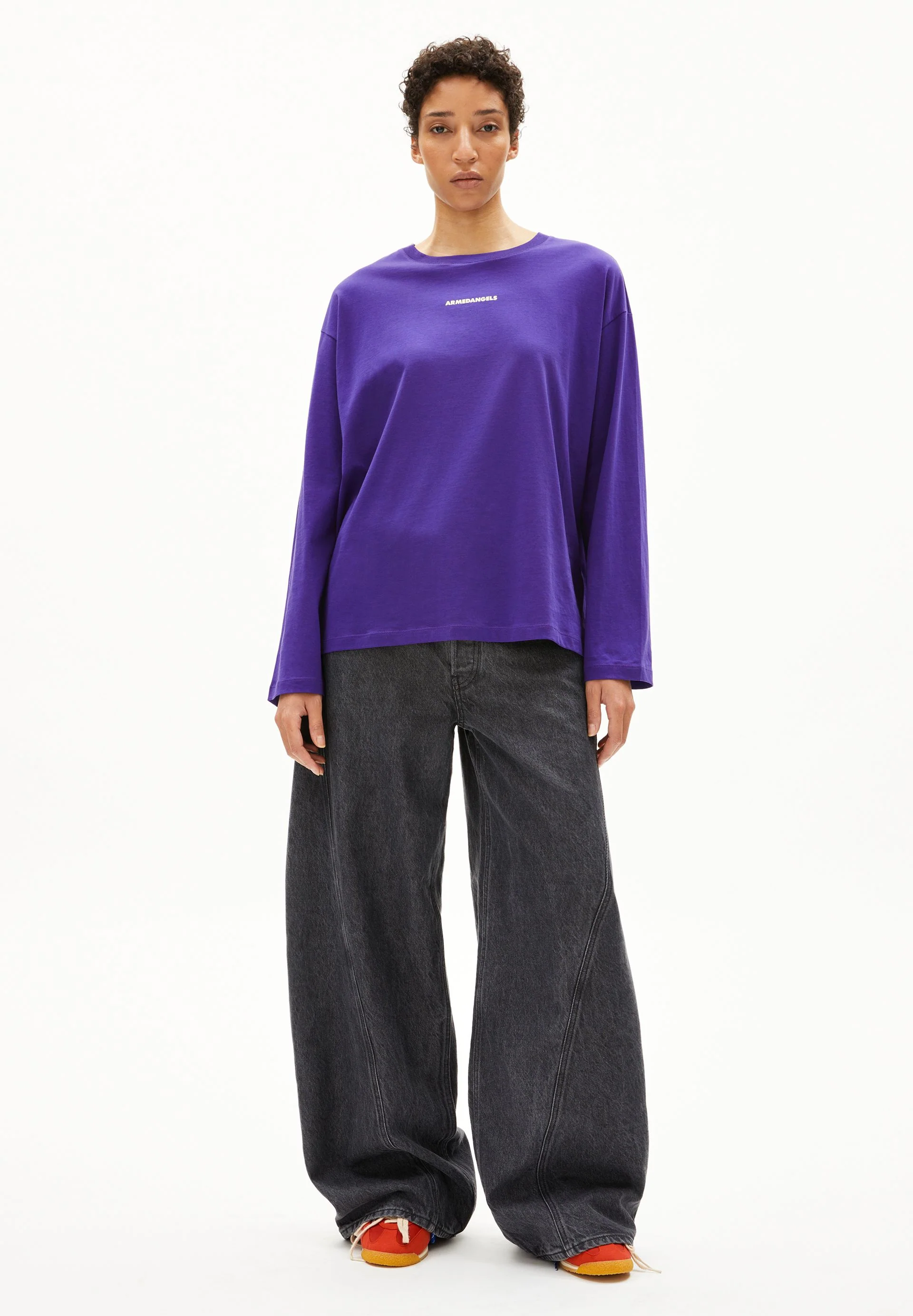 FIETAA DIFFERENCE LANGARMSHIRT | indigo lilac - Image 5