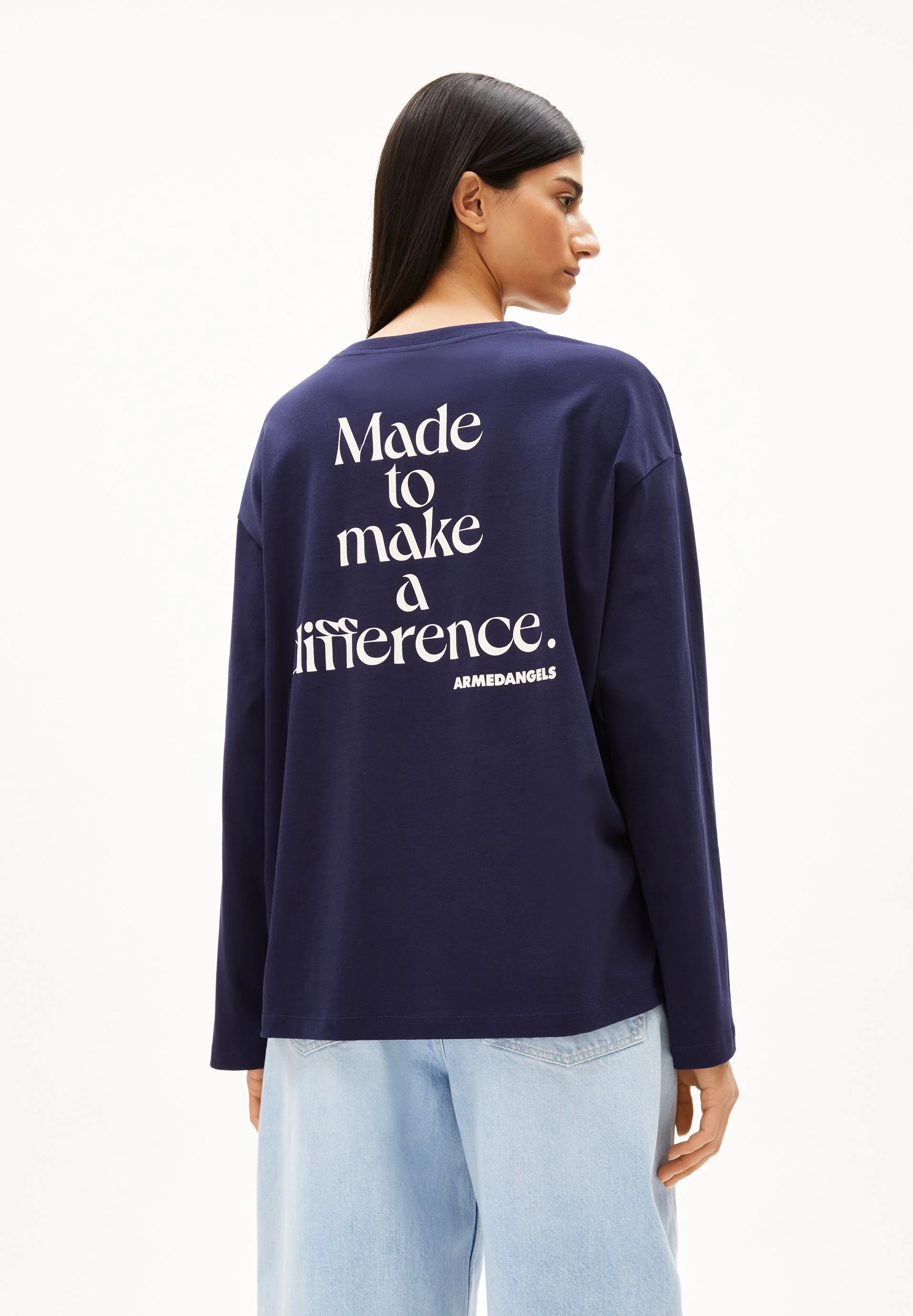FIETAA DIFFERENCE LANGARMSHIRT | tinted navy - Image 2