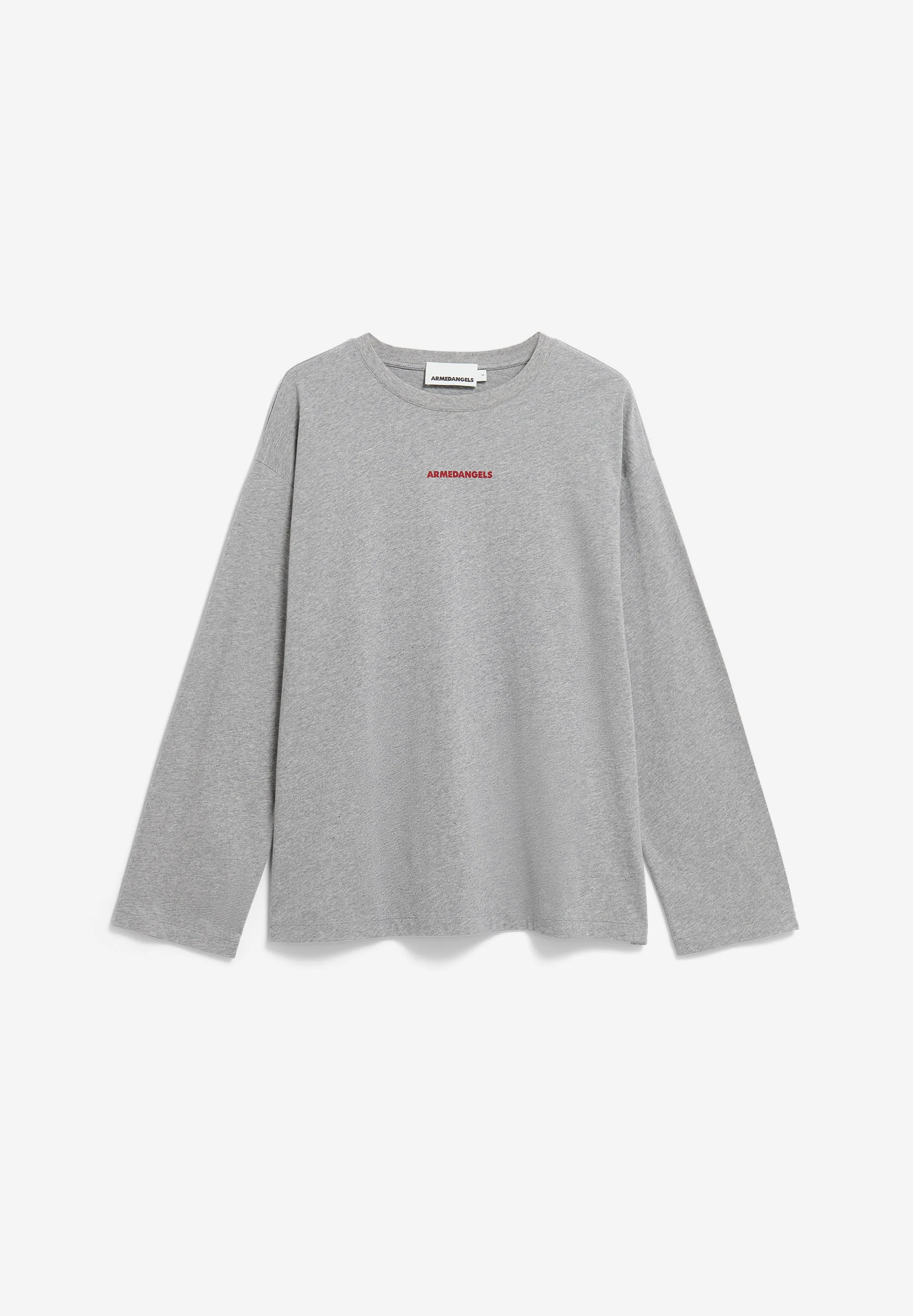 FIETAA SMILE LONGSLEEVE | silver melange - Image 6