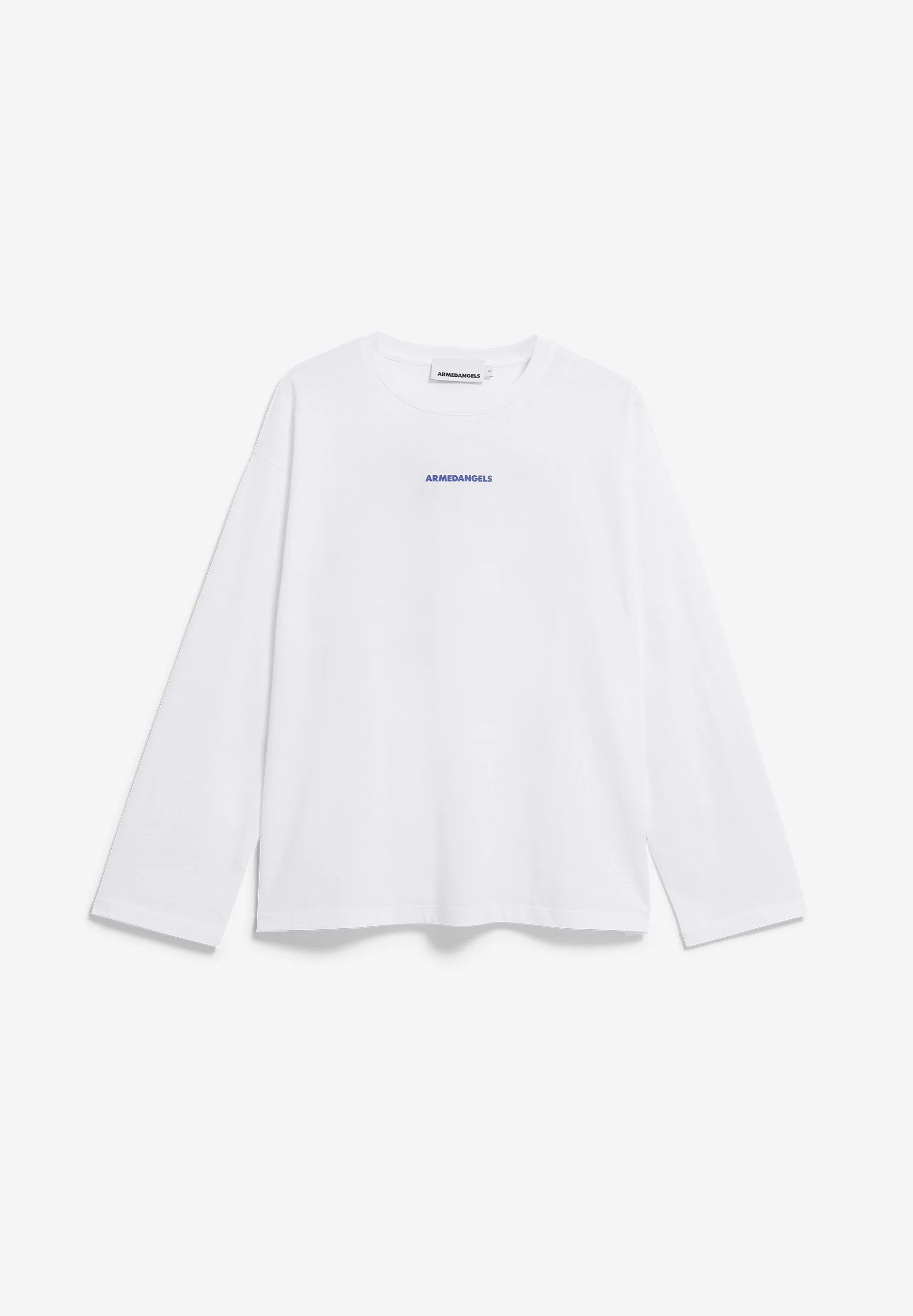 FIETAA SMILE LANGARMSHIRT | white-dynamo blue - Image 6