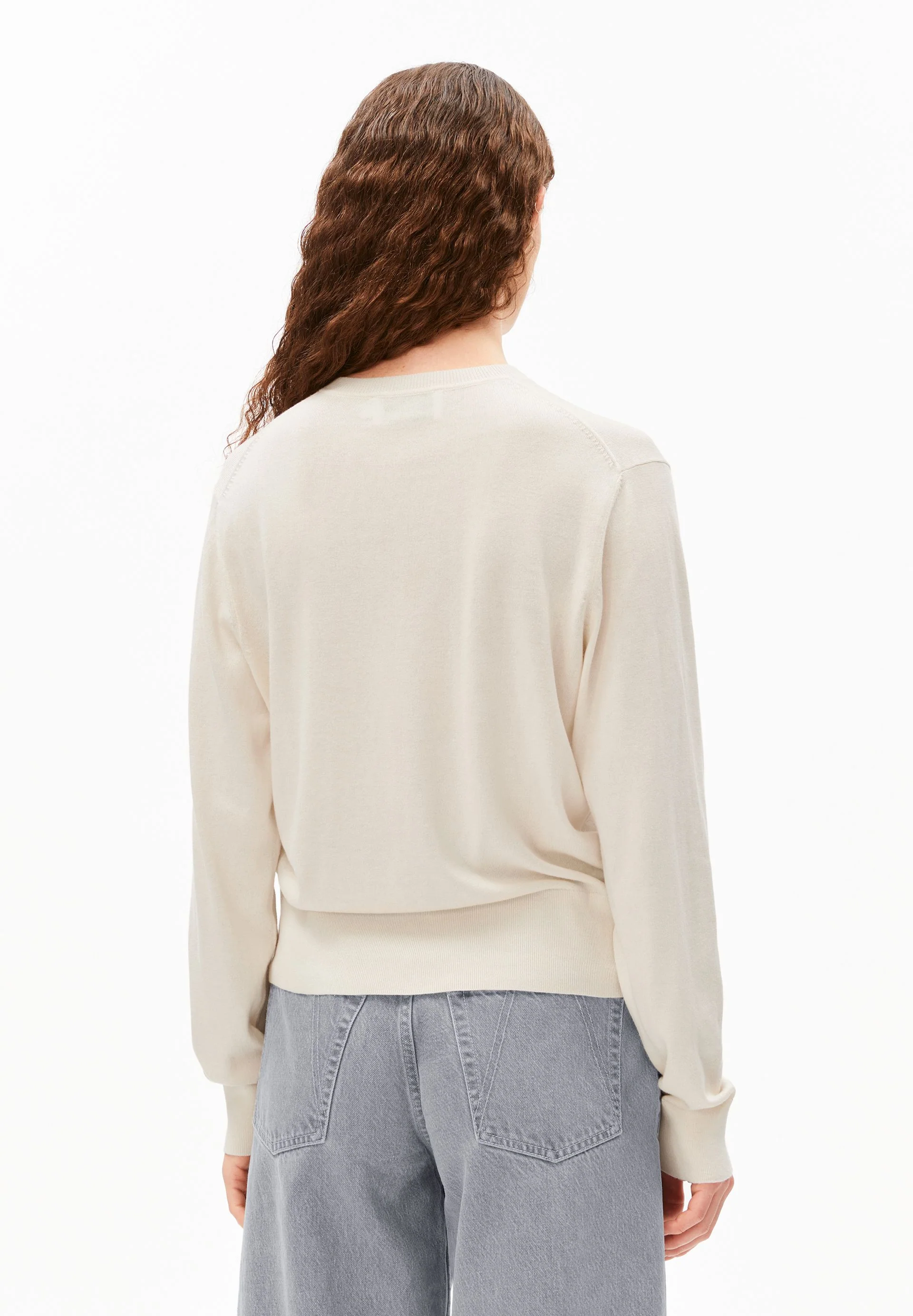 FEINSTRICK-STRICKJACKE | oatmilk - Image 2