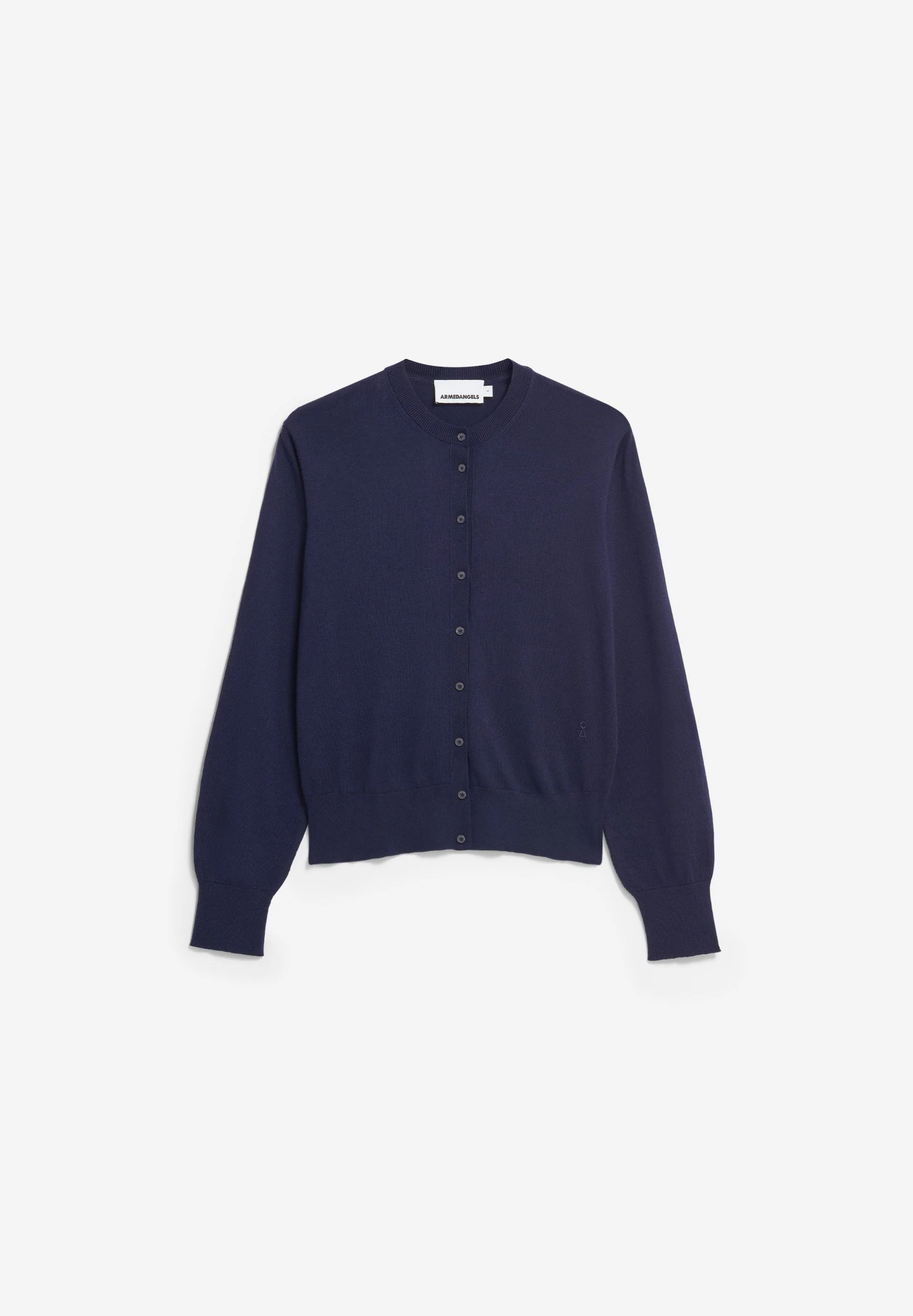 FEINSTRICK-STRICKJACKE | tinted navy - Image 7