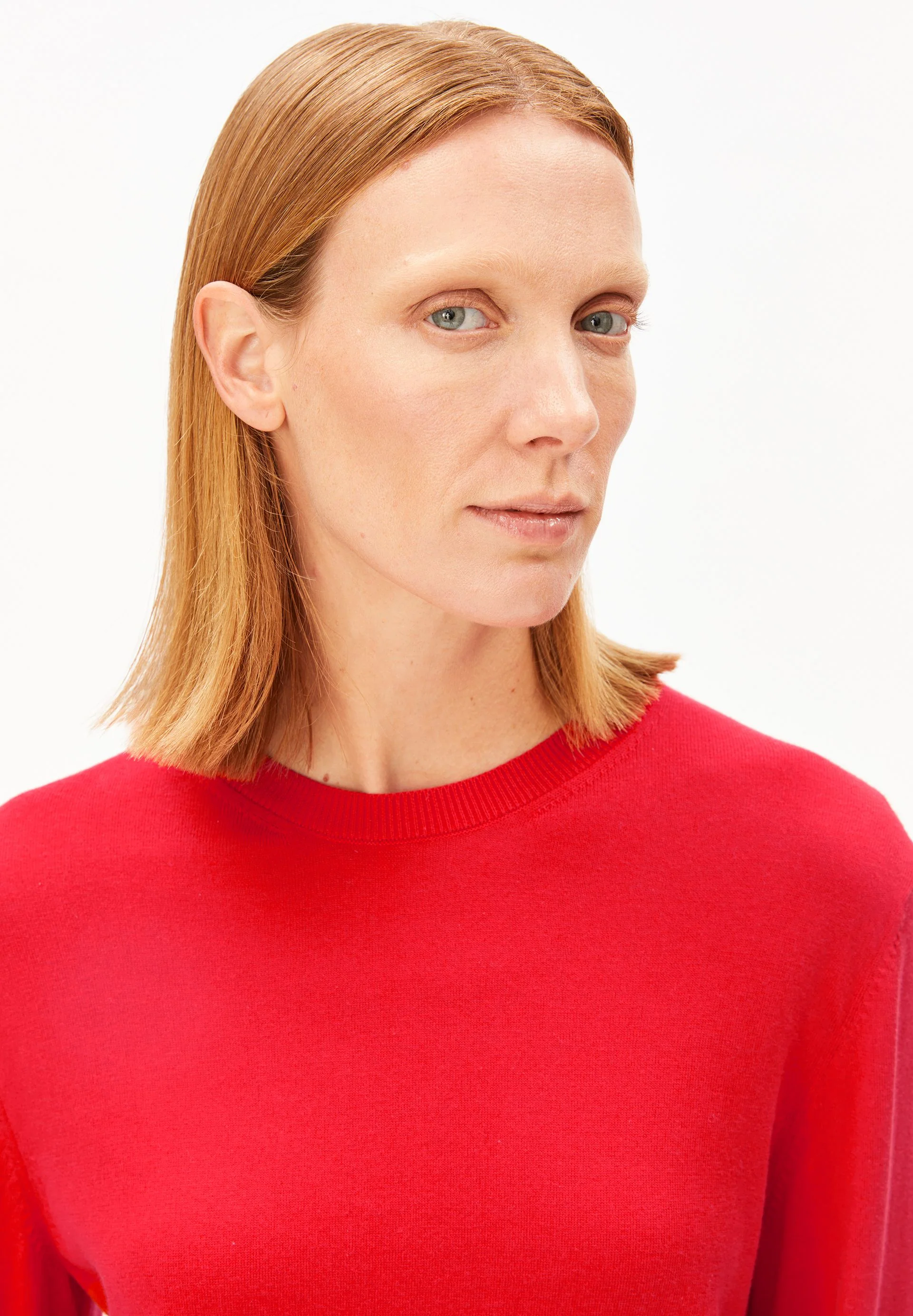 FEINSTRICKPULLOVER | mars red - Image 3