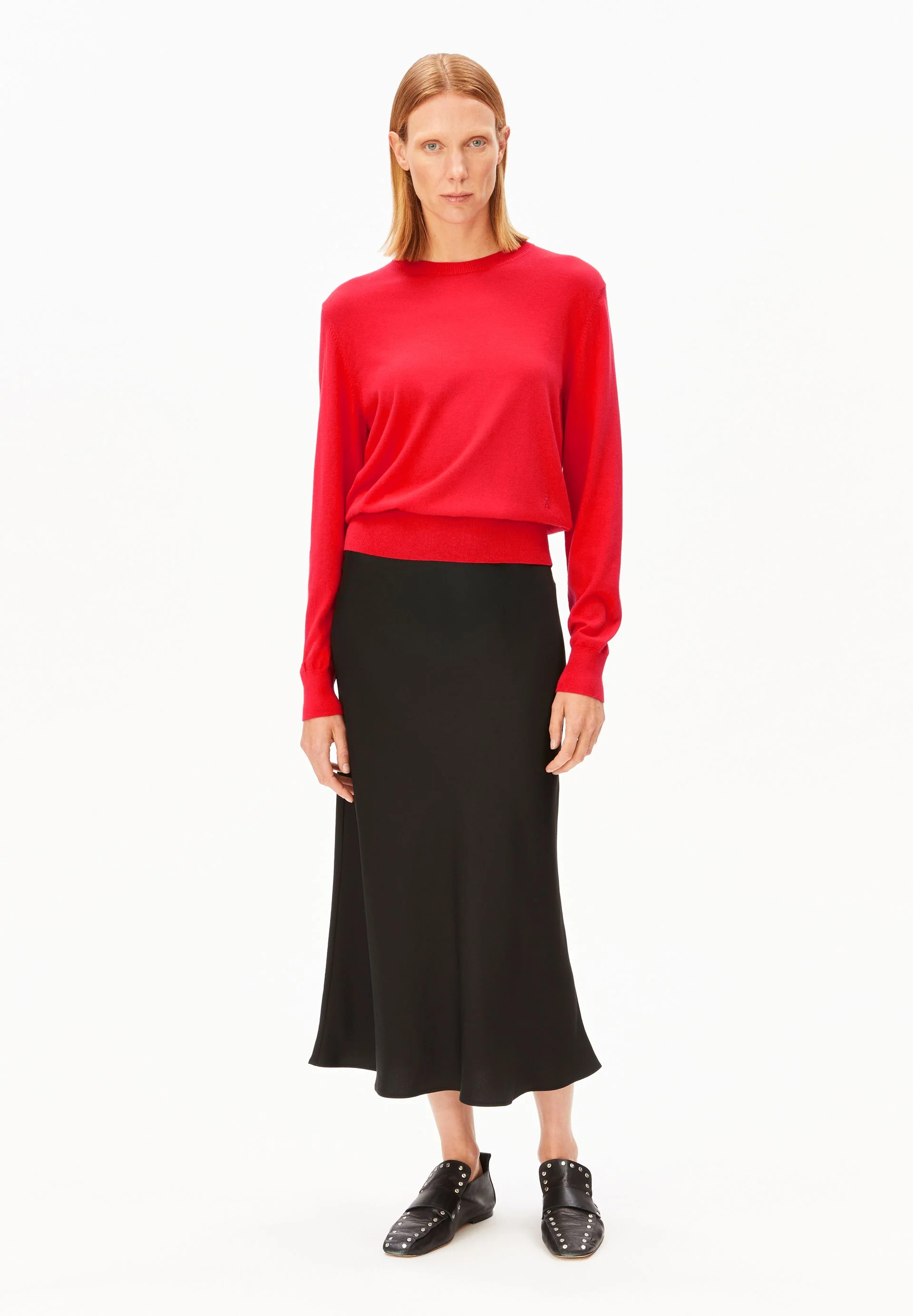 FEINSTRICKPULLOVER | mars red - Image 5