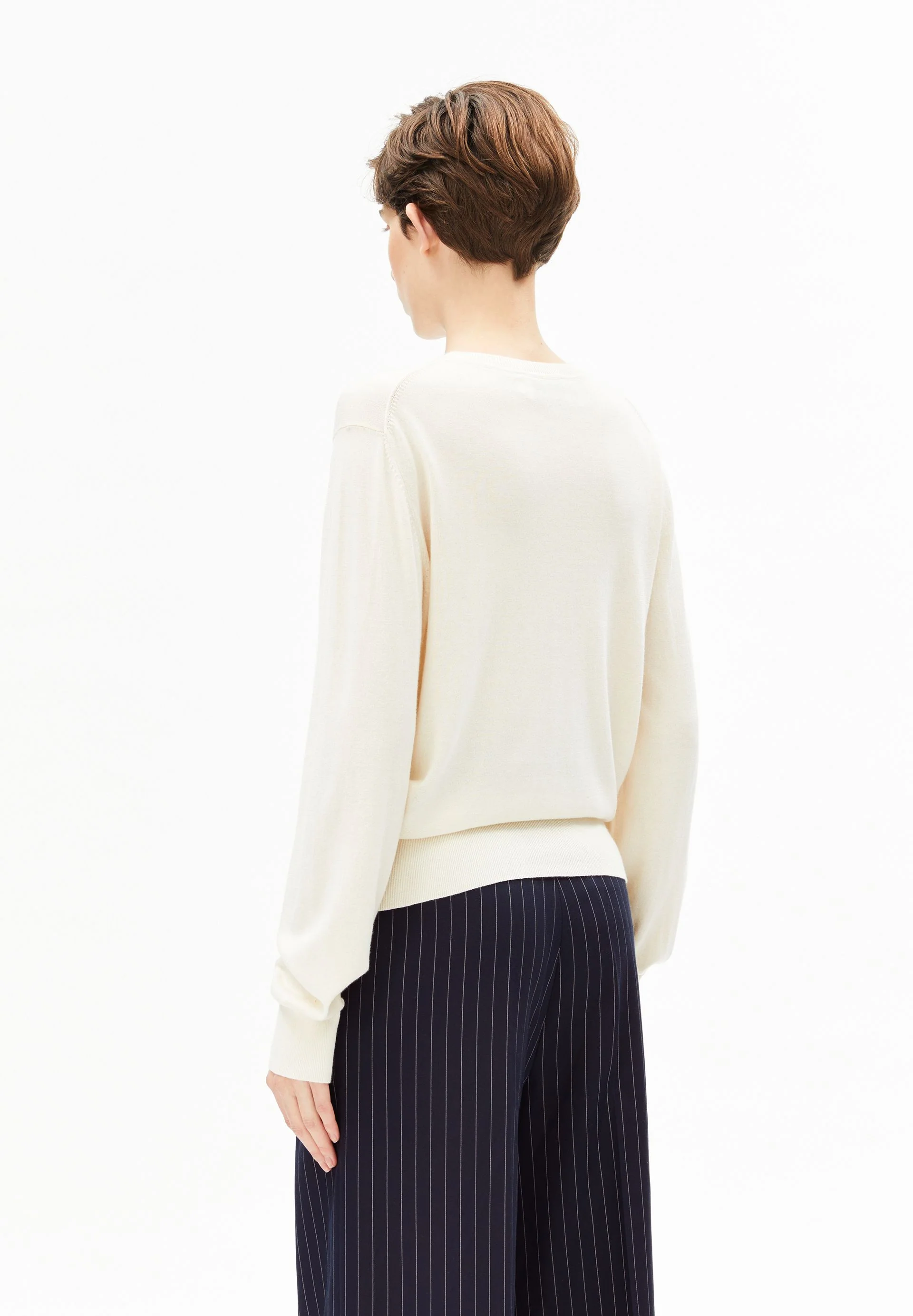 FEINSTRICKPULLOVER | oatmilk - Image 2