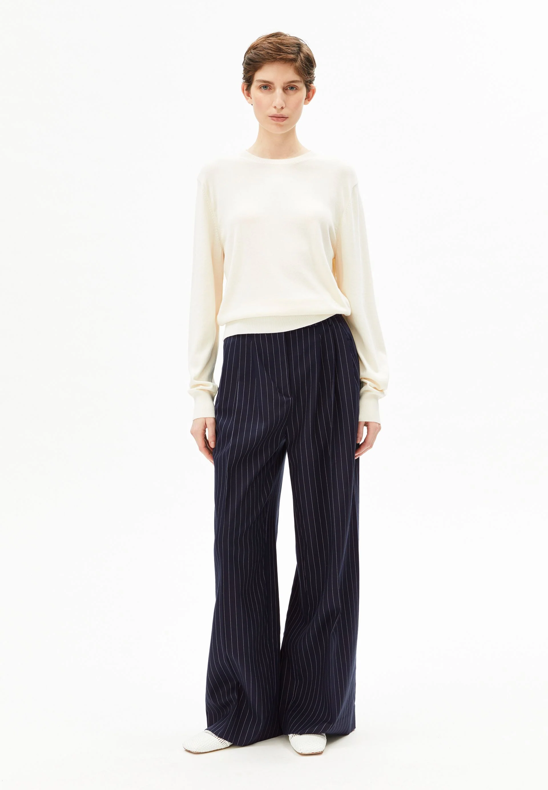 FEINSTRICKPULLOVER | oatmilk - Image 5