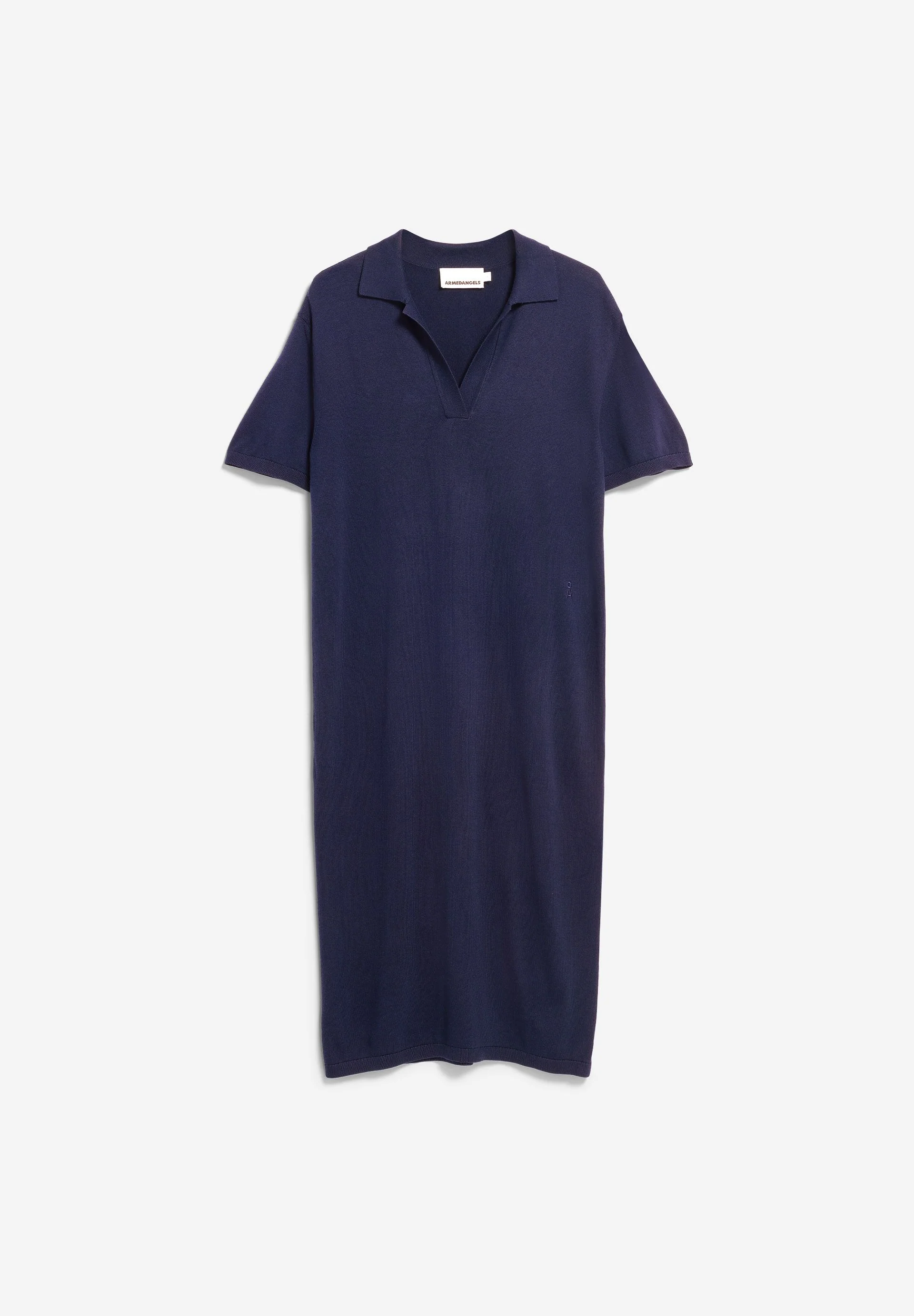 FEINSTRICK-POLOKLEID | tinted navy - Image 6