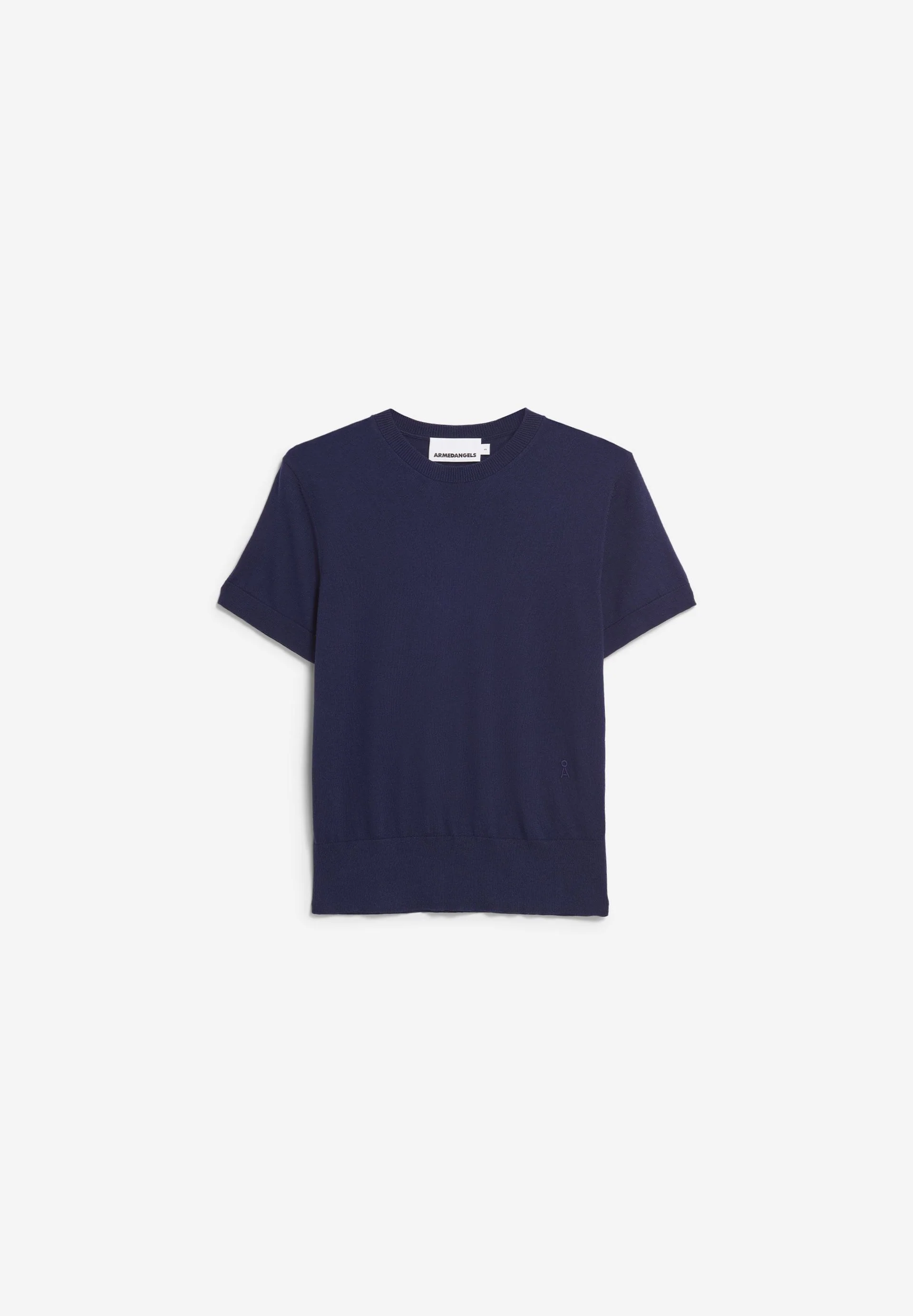 KURZÄRMLIGER FEINSTRICKPULLOVER | tinted navy - Image 5