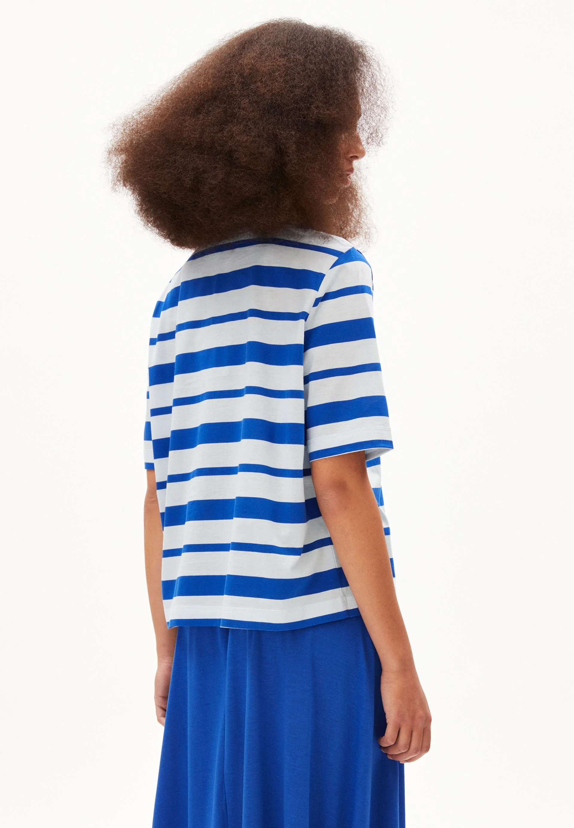 FINIAA BLOCK STRIPES | dynamo blue-oatmilk - Image 2
