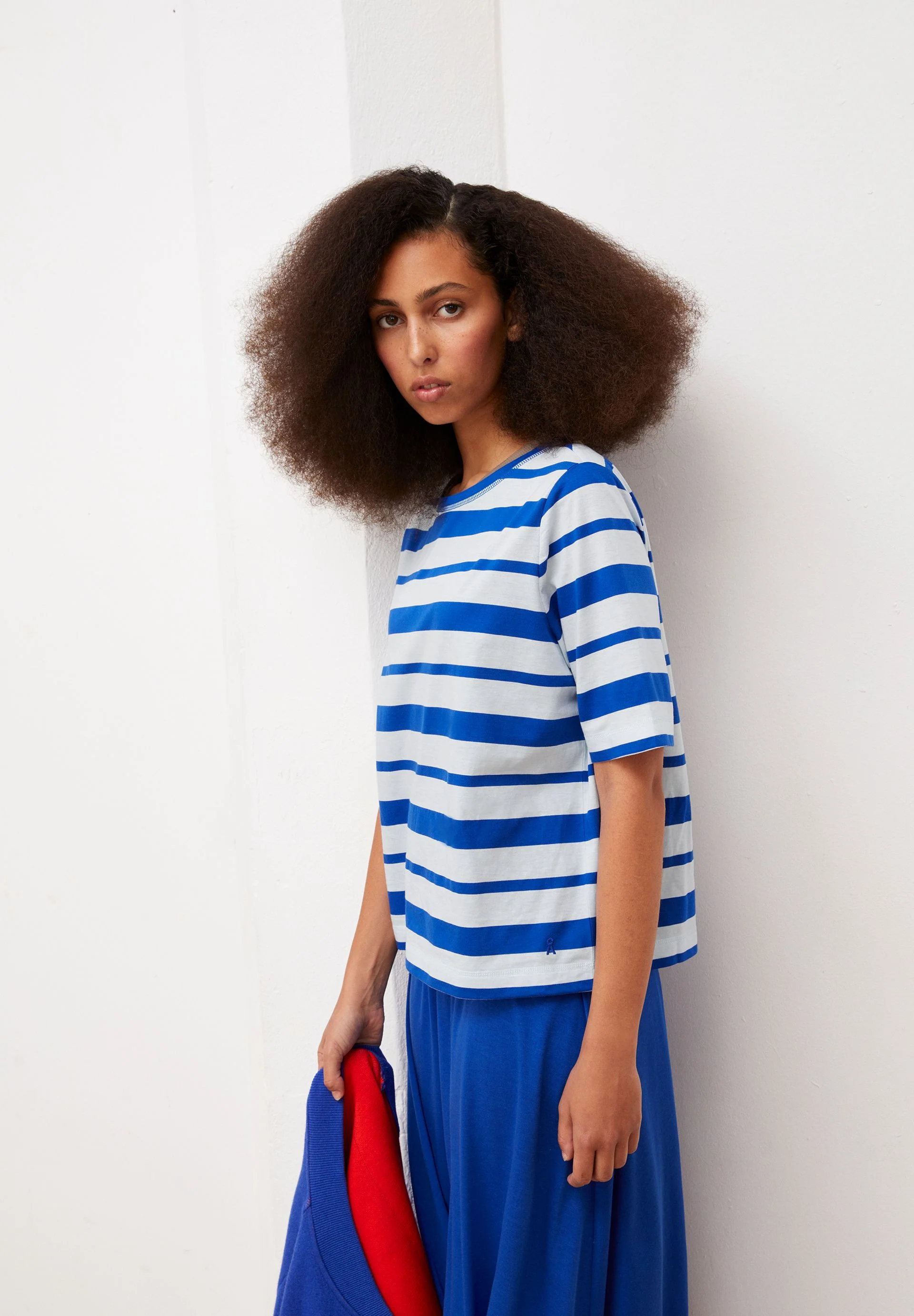 FINIAA BLOCK STRIPES | dynamo blue-oatmilk - Image 4