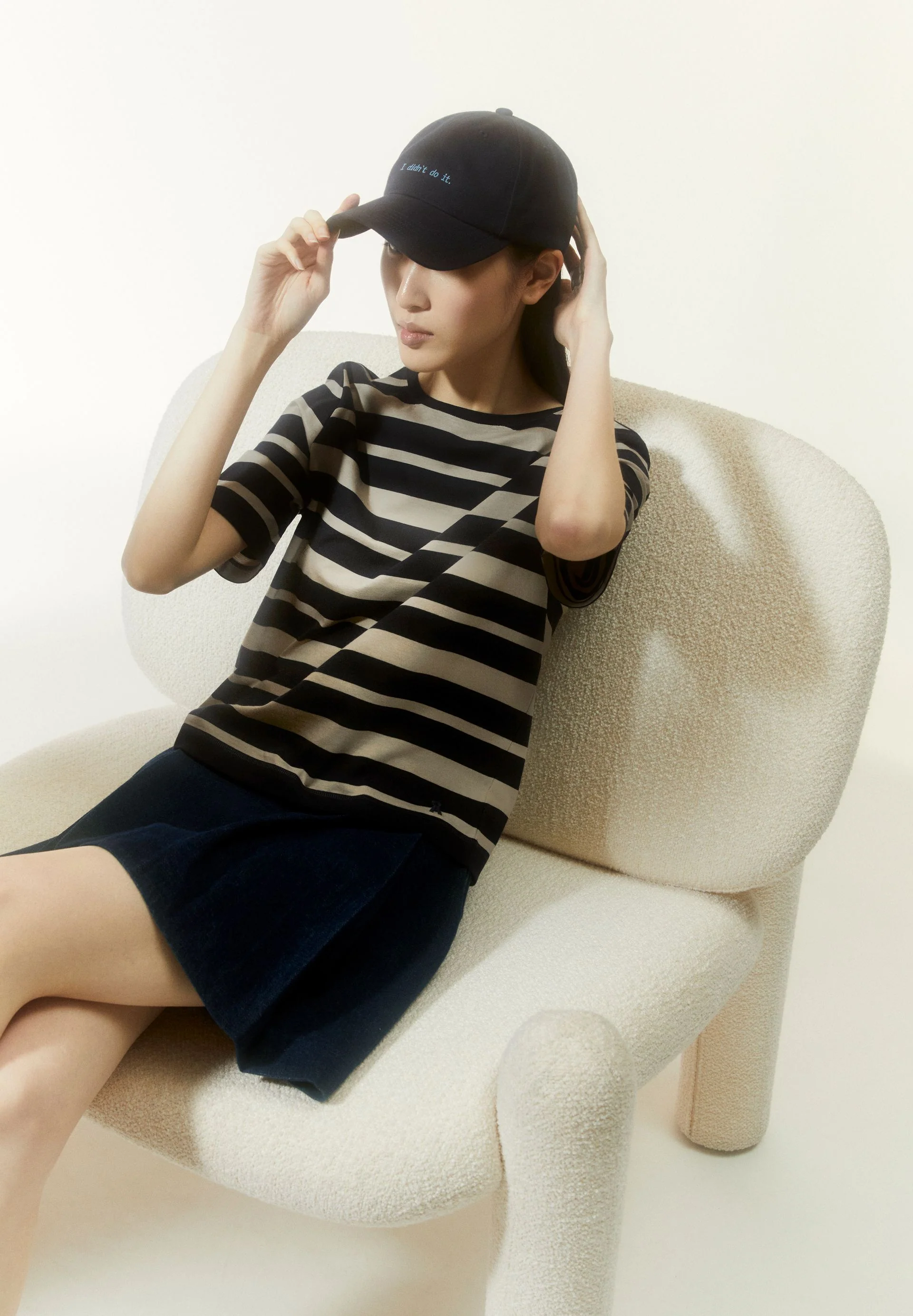 FINIAA BLOCK STRIPES | night sky-sand stone - Image 4