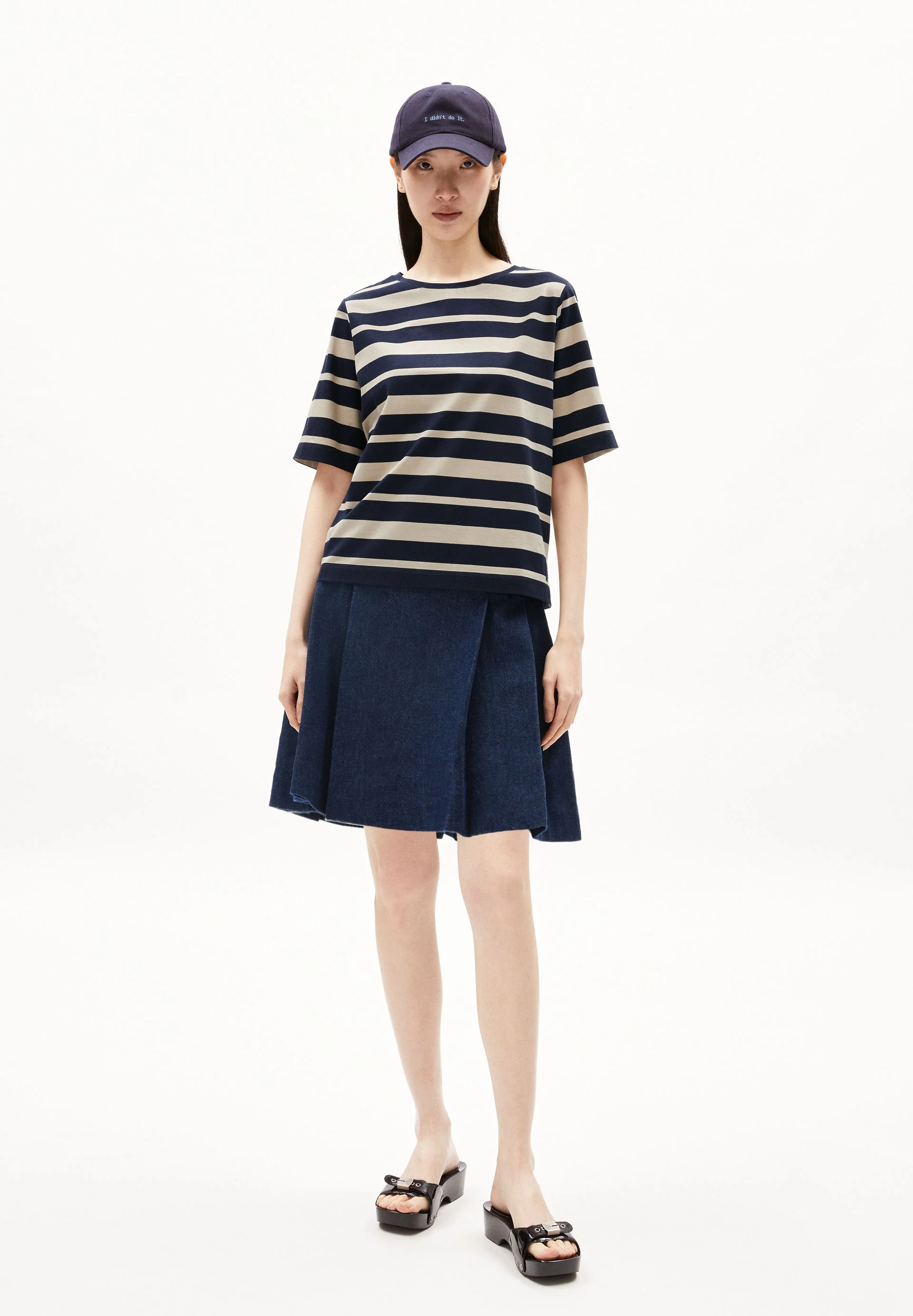 FINIAA BLOCK STRIPES | night sky-sand stone - Image 5
