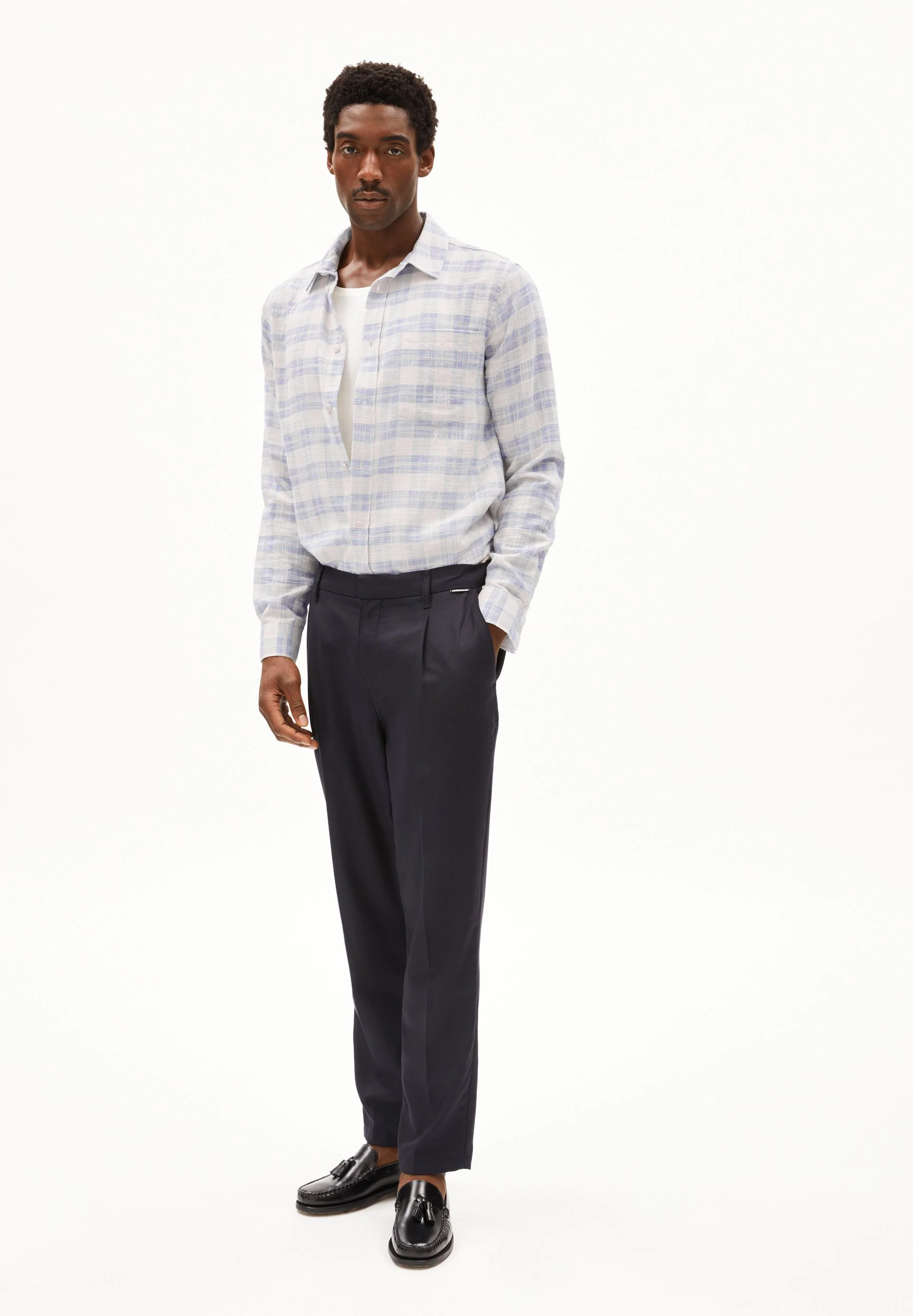 FLAAVIEN CHECK | oatmilk-blue wave-soft lilac - Image 5