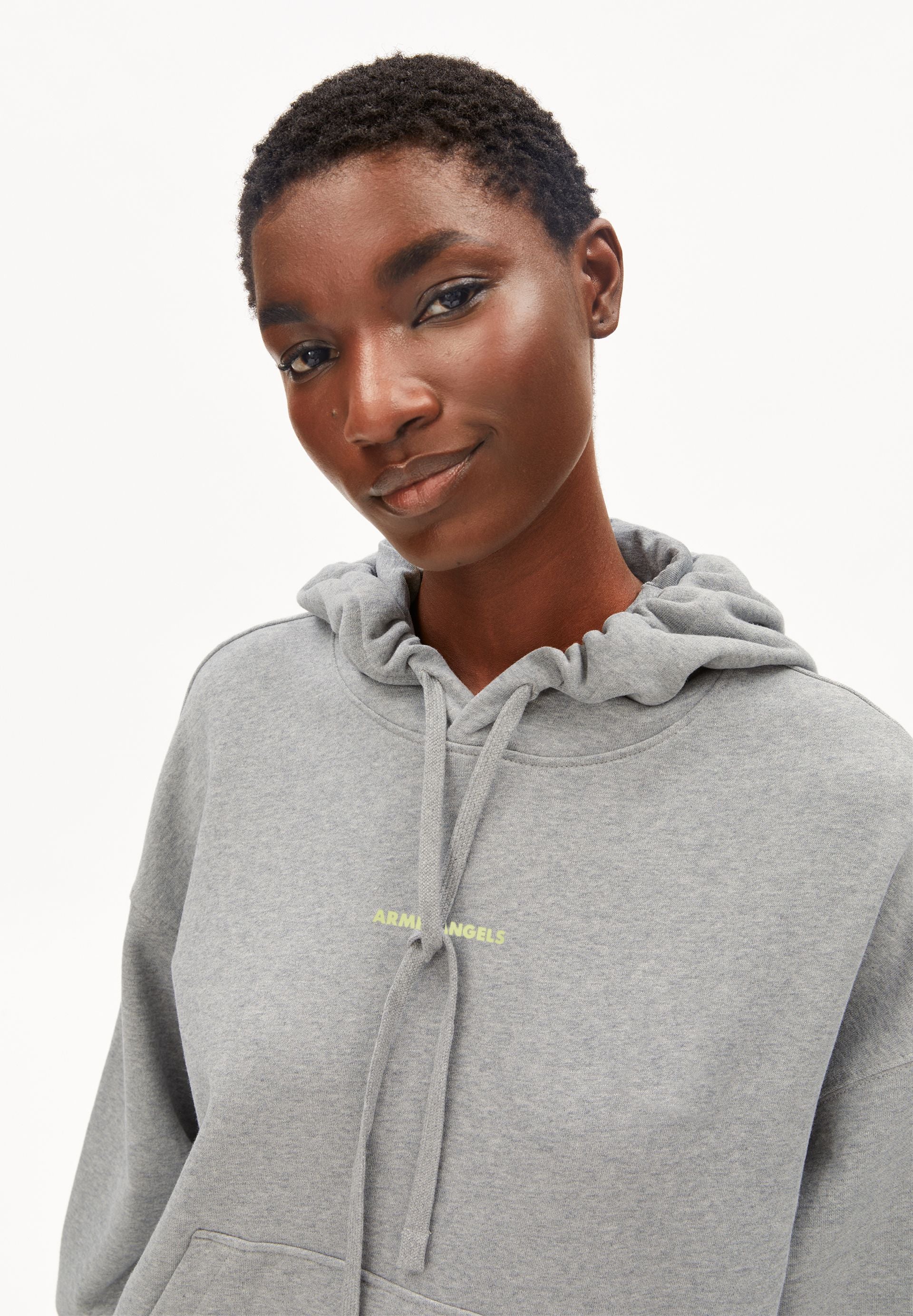 FRANCISARAA DIFFERENCE SWEATHOODIE | silver melange - Image 3
