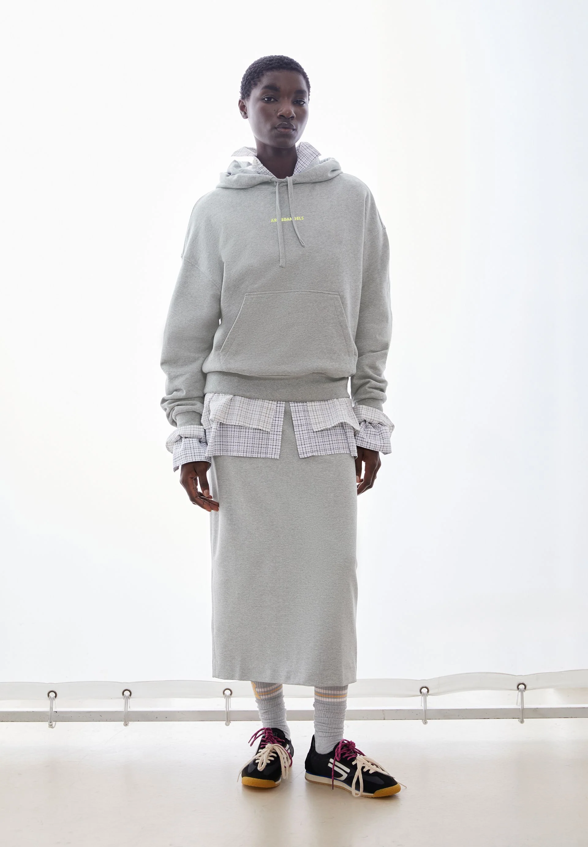 FRANCISARAA DIFFERENCE SWEATHOODIE | silver melange - Image 4