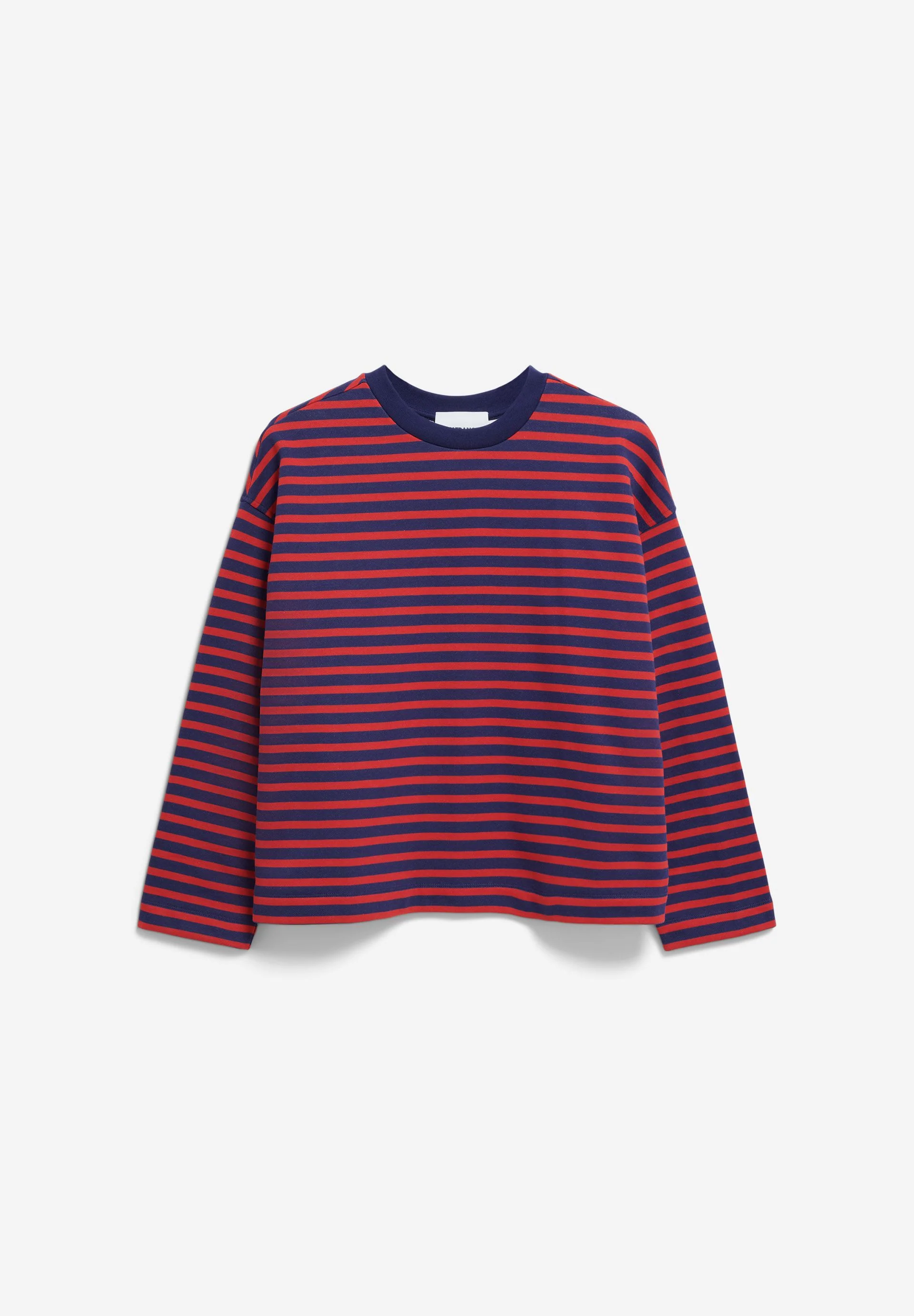 FRANKAA MAARLEN GESTREIFTES SWEATSHIRT | blue noon-coral blush - Image 6