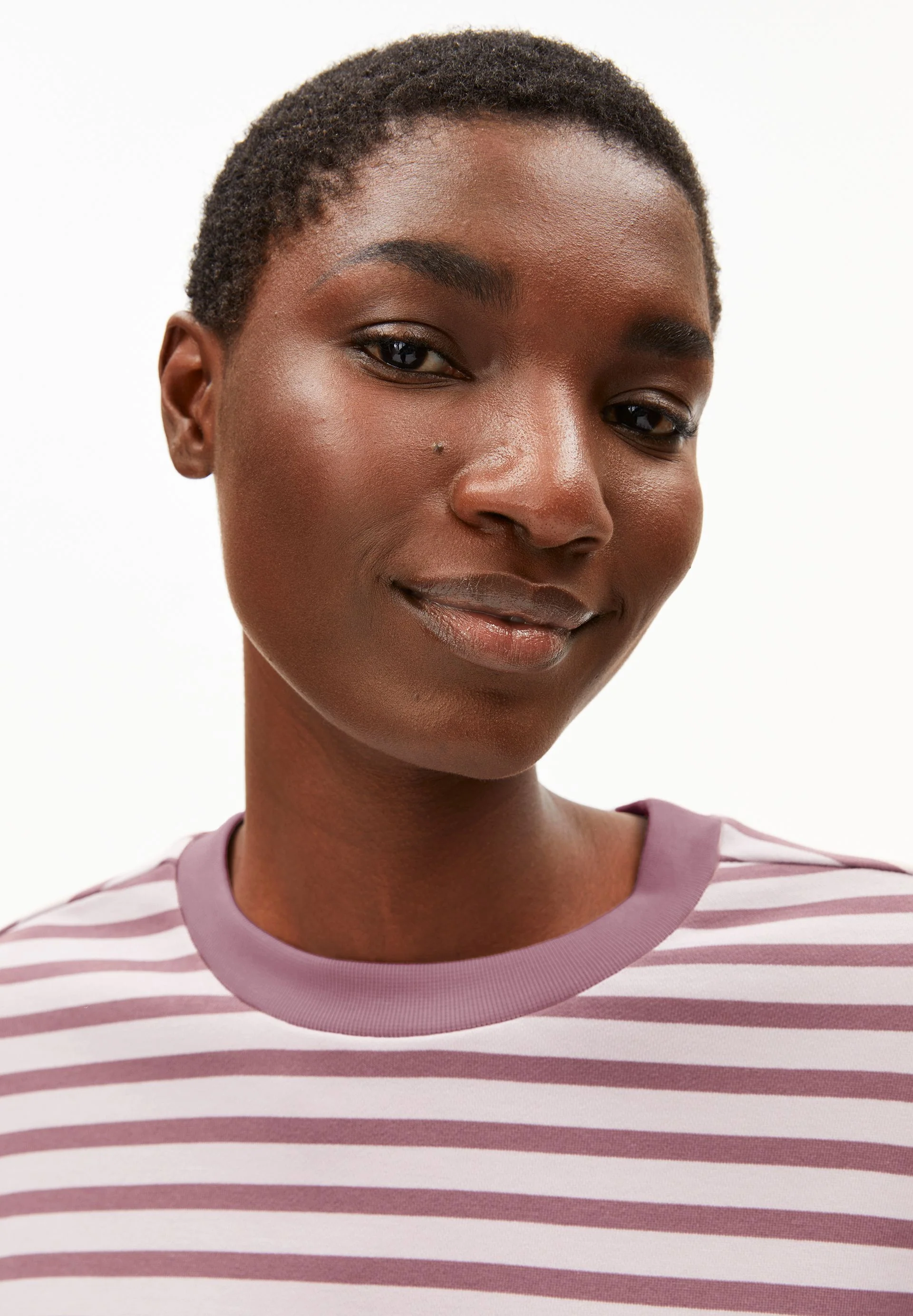 FRANKAA MAARLEN GESTREIFTES SWEATSHIRT | ice grape-dark berry - Image 3