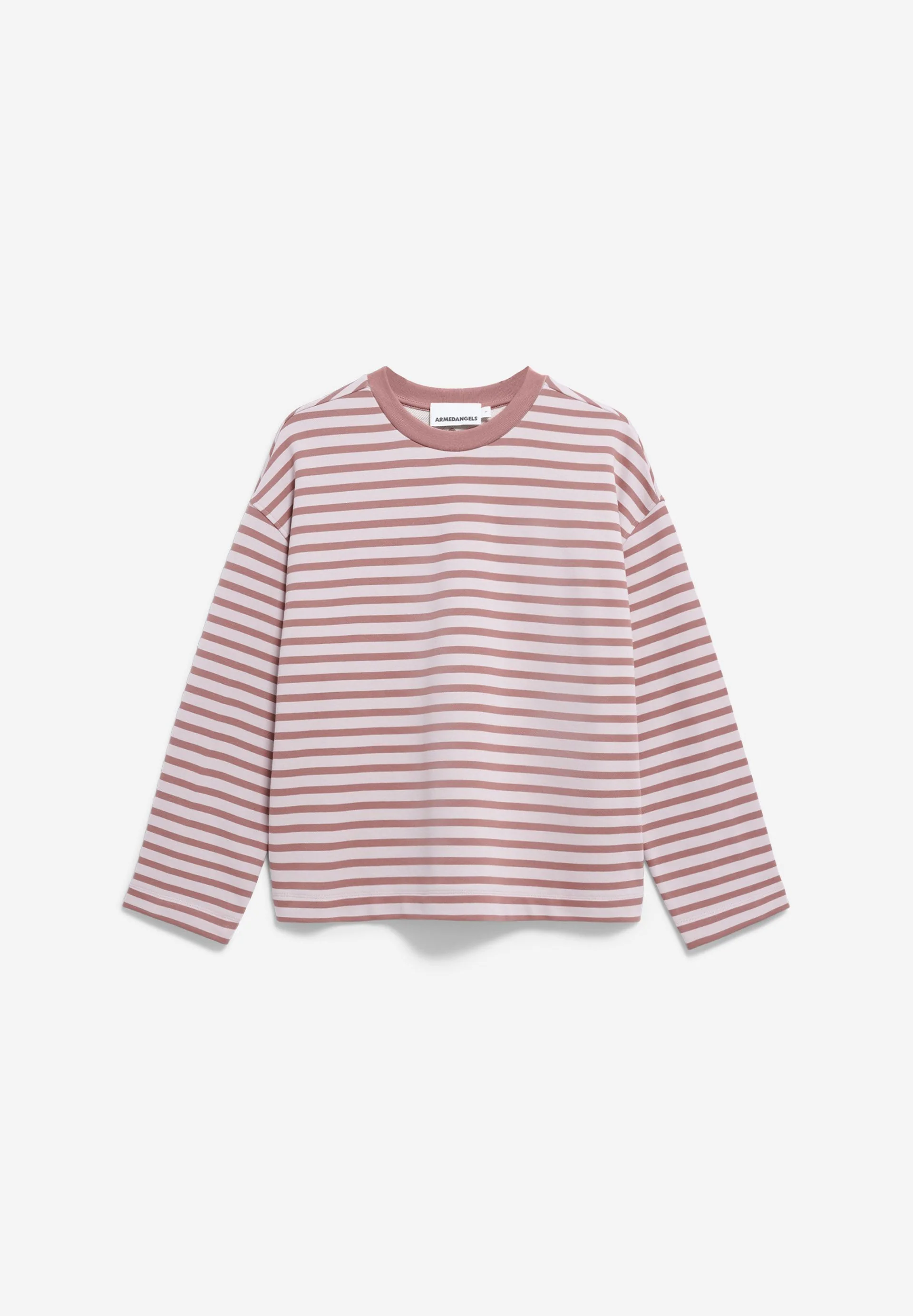 FRANKAA MAARLEN GESTREIFTES SWEATSHIRT | ice grape-dark berry - Image 6