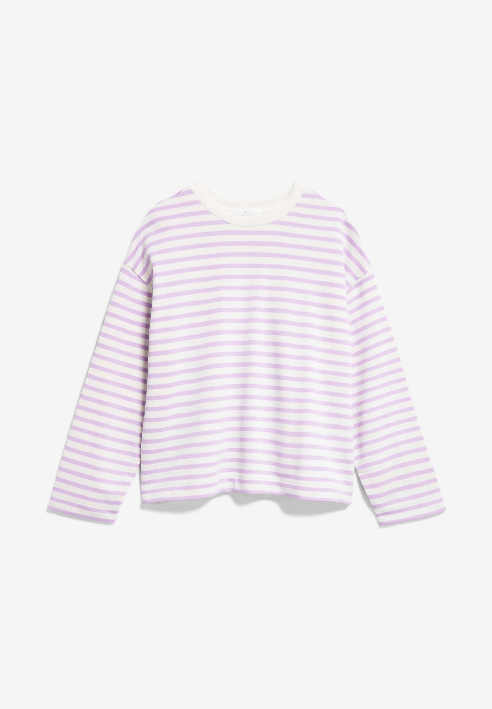 FRANKAA MAARLEN GESTREIFTES SWEATSHIRT | lavender light-undyed - Image 6