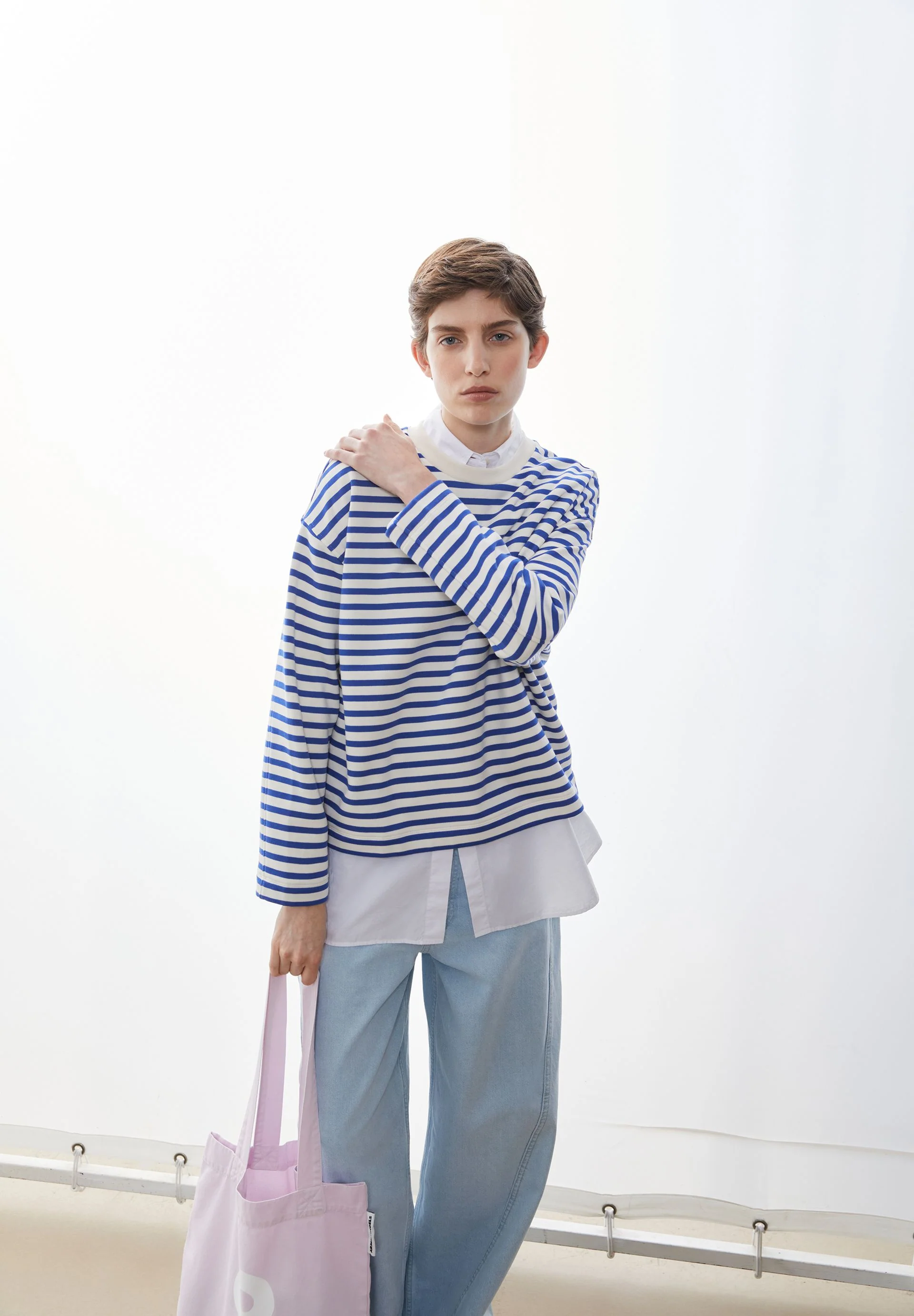 FRANKAA MAARLEN GESTREIFTES SWEATSHIRT | undyed-dynamo blue - Image 4