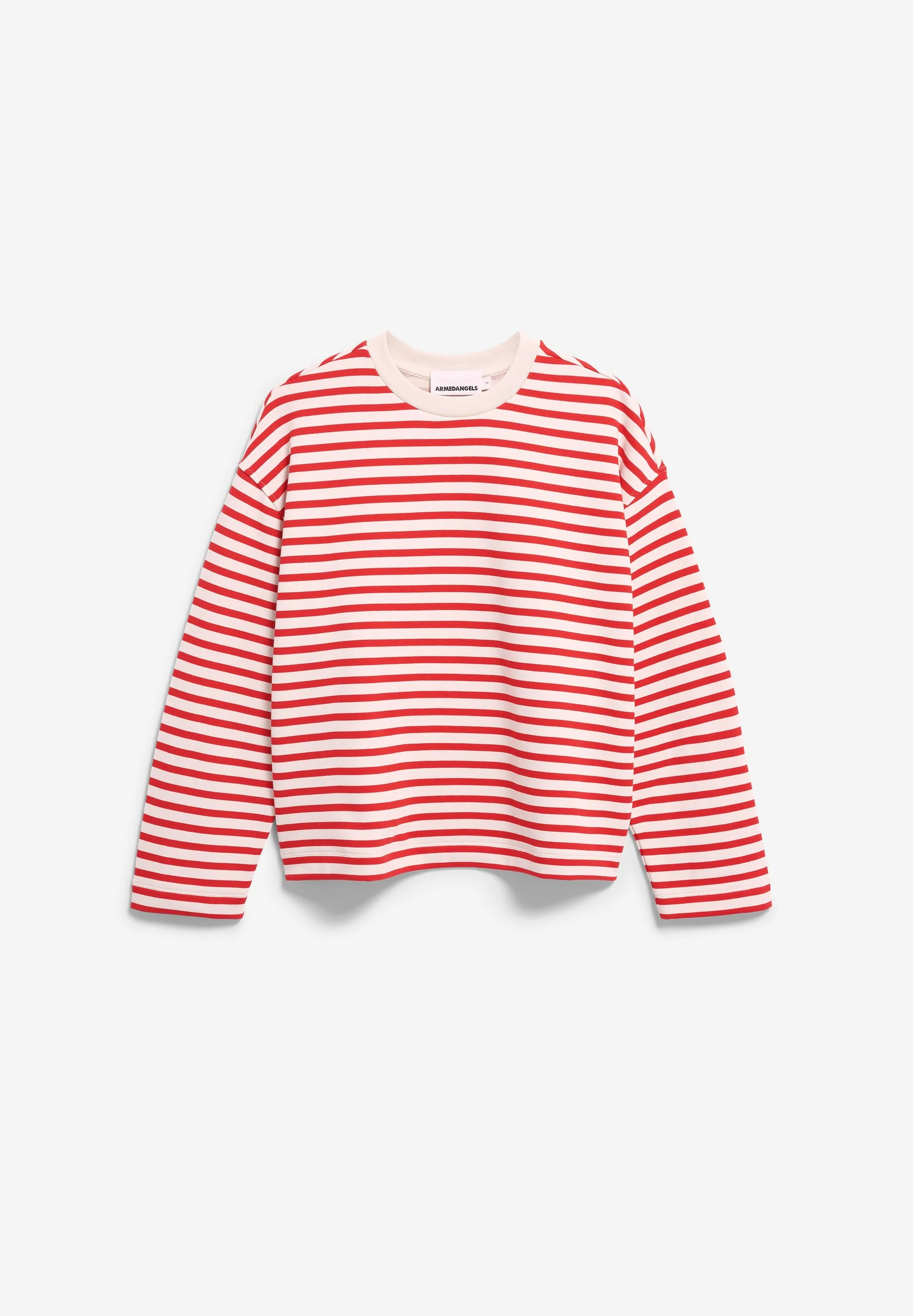 FRANKAA MAARLEN GESTREIFTES SWEATSHIRT | undyed-mars red - Image 6