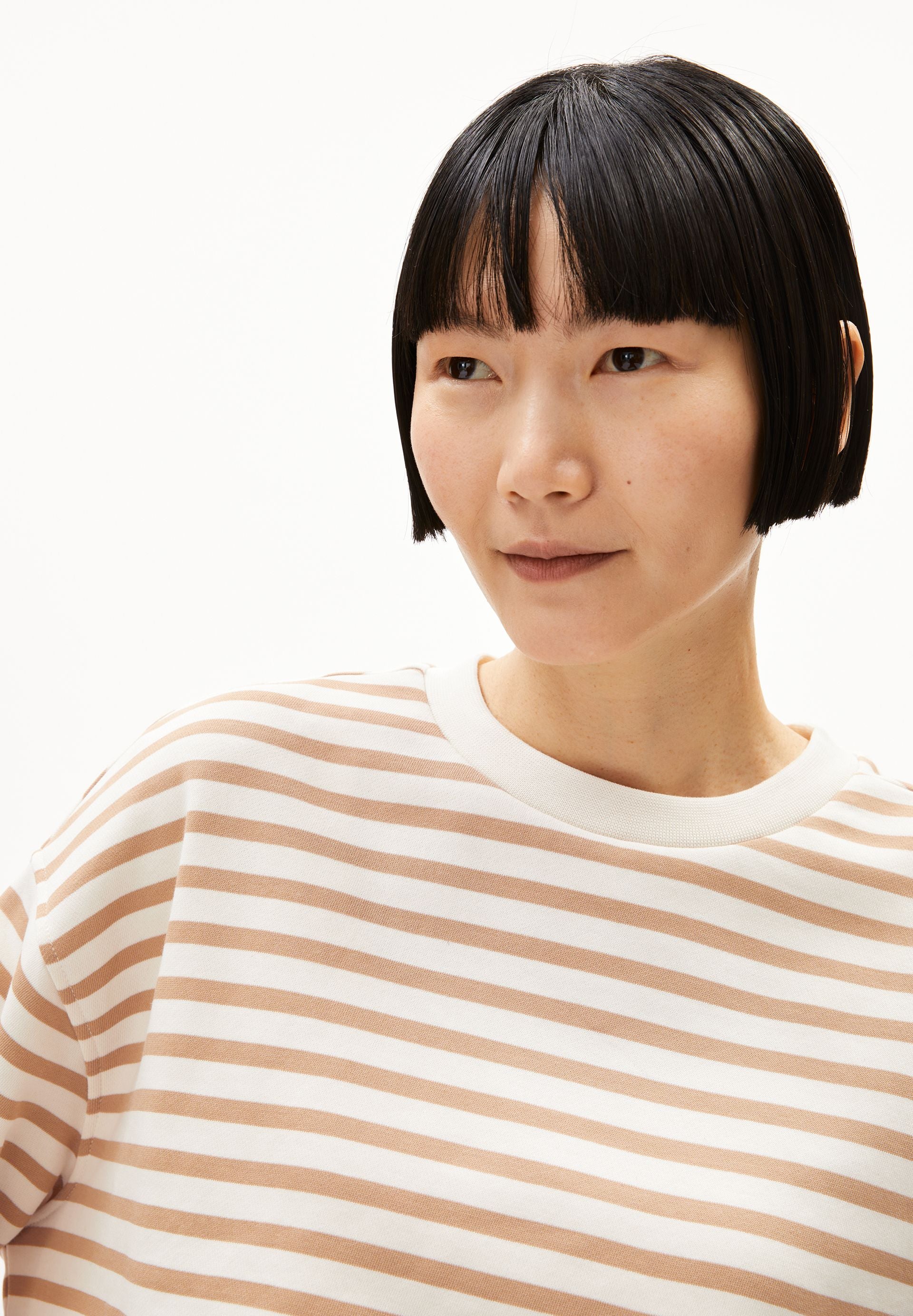 FRANKAA MAARLEN GESTREIFTES SWEATSHIRT | undyed-beige blond - Image 3