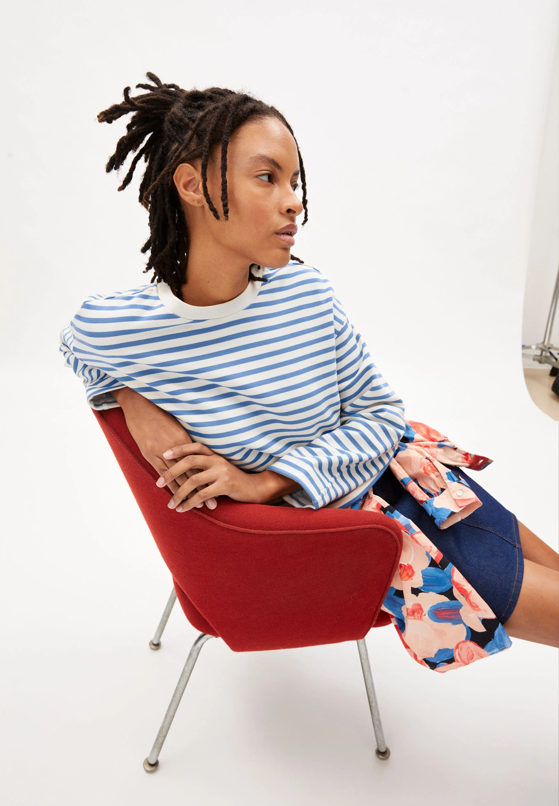 FRANKAA MAARLEN GESTREIFTES SWEATSHIRT | undyed-cloudbusting - Image 3