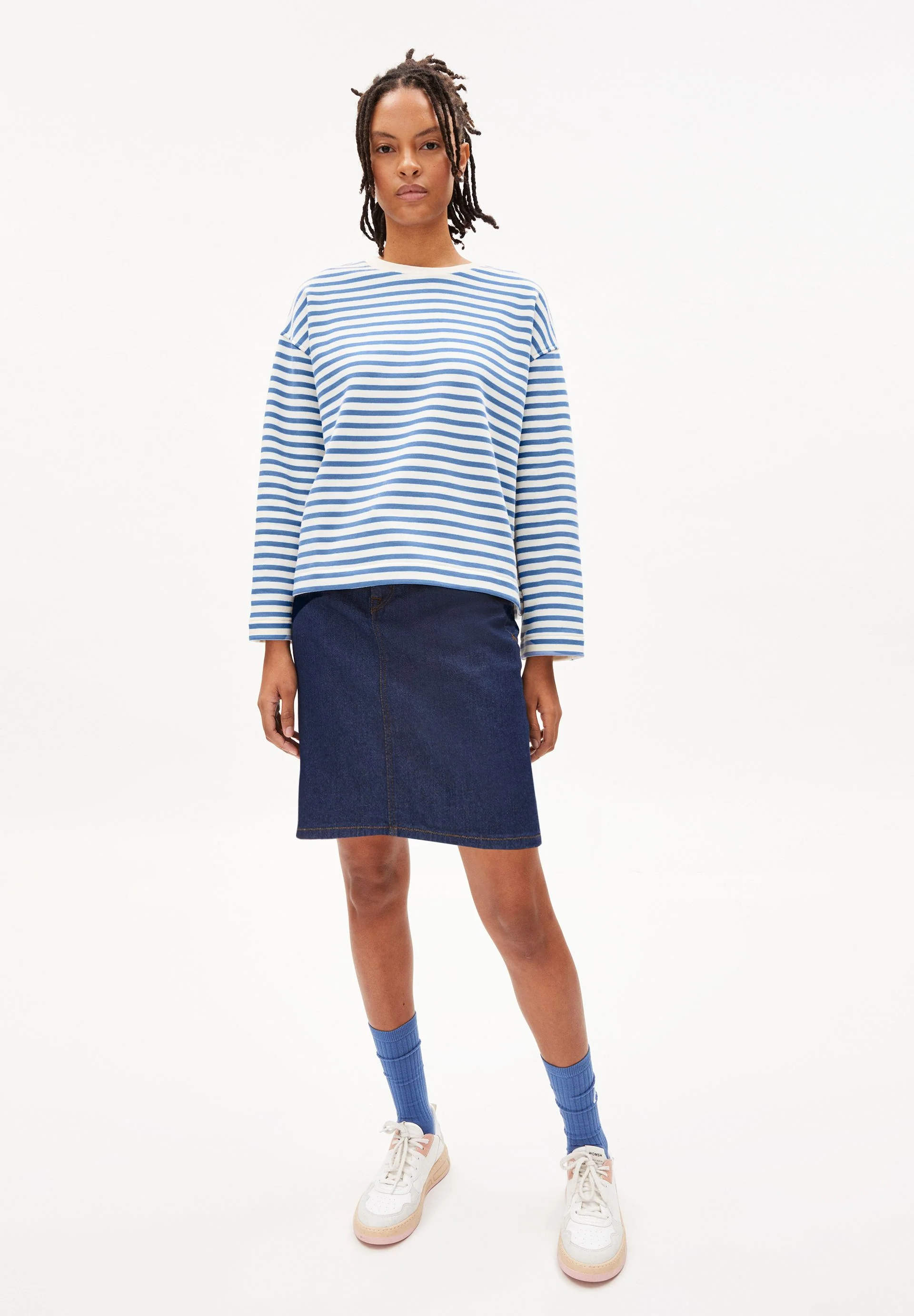 FRANKAA MAARLEN GESTREIFTES SWEATSHIRT | undyed-cloudbusting - Image 4