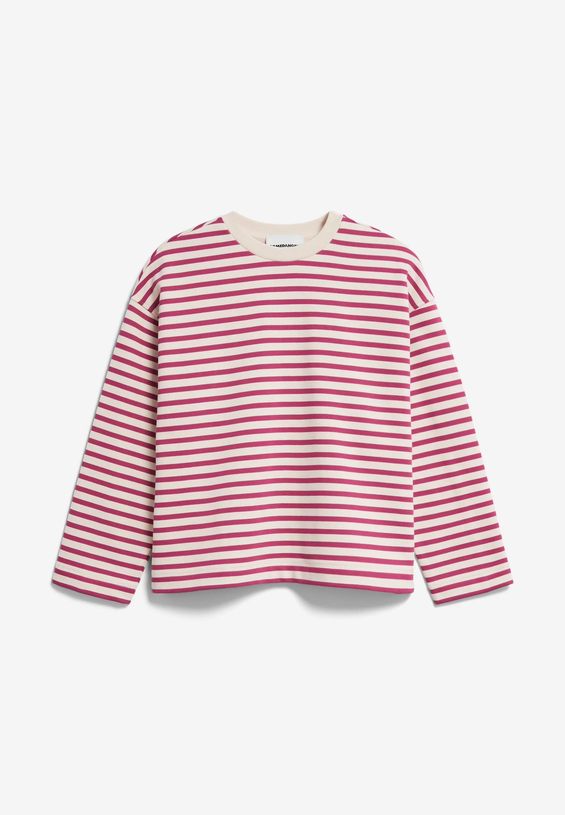 FRANKAA MAARLEN GESTREIFTES SWEATSHIRT | undyed-crushed berry - Image 6