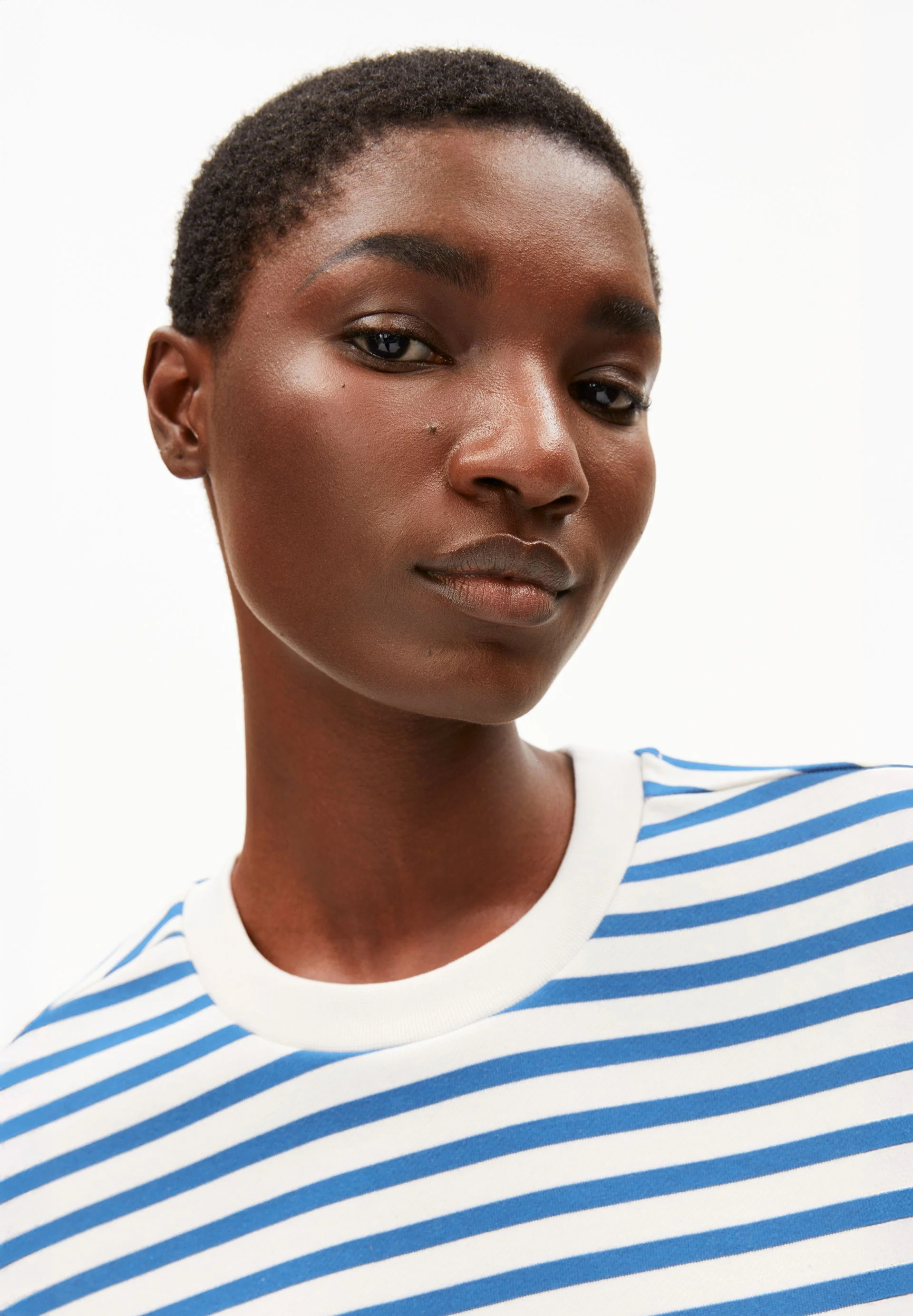 FRANKAA MAARLEN GESTREIFTES SWEATSHIRT | undyed-dark morning - Image 3