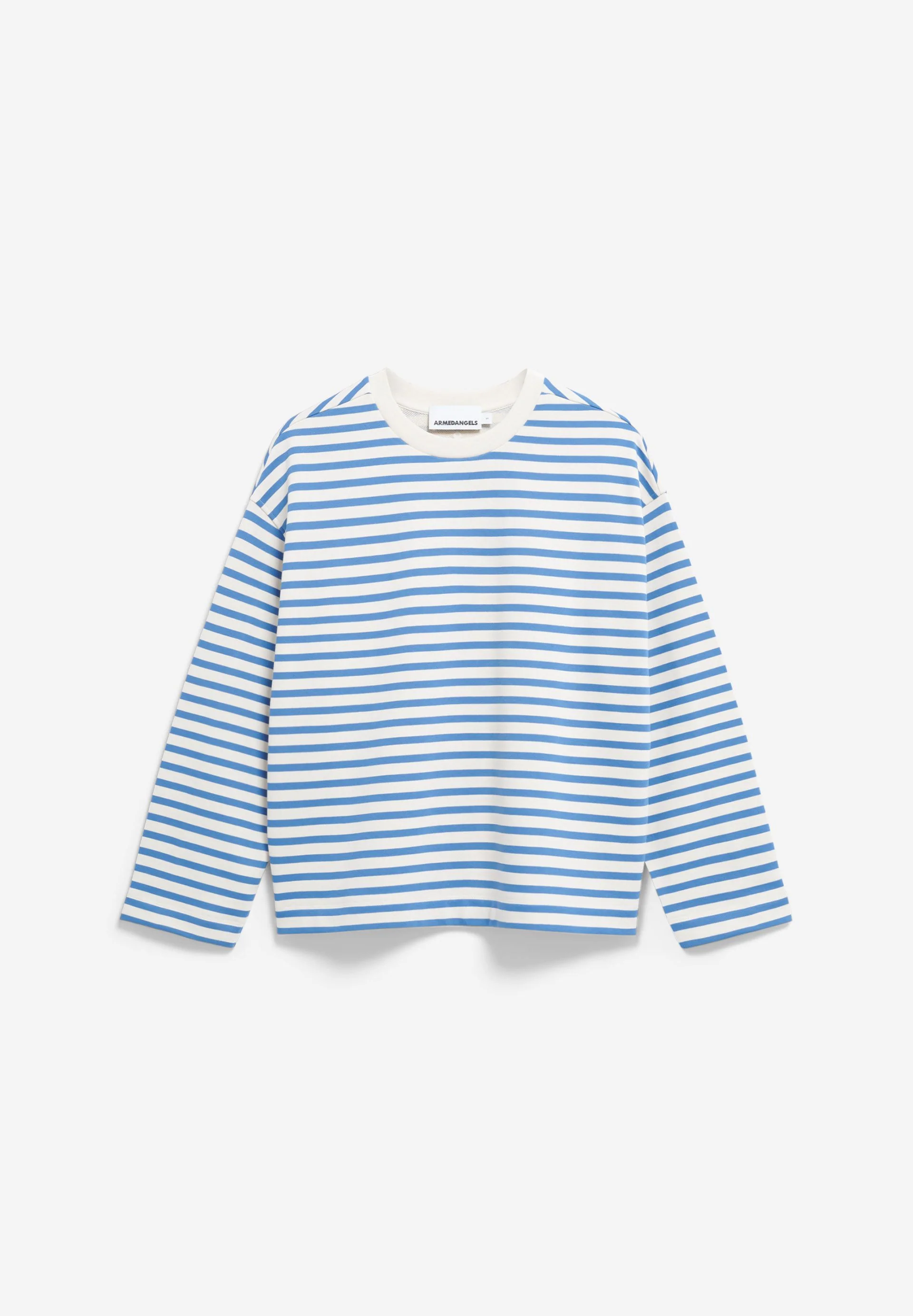 FRANKAA MAARLEN GESTREIFTES SWEATSHIRT | undyed-dark morning - Image 6