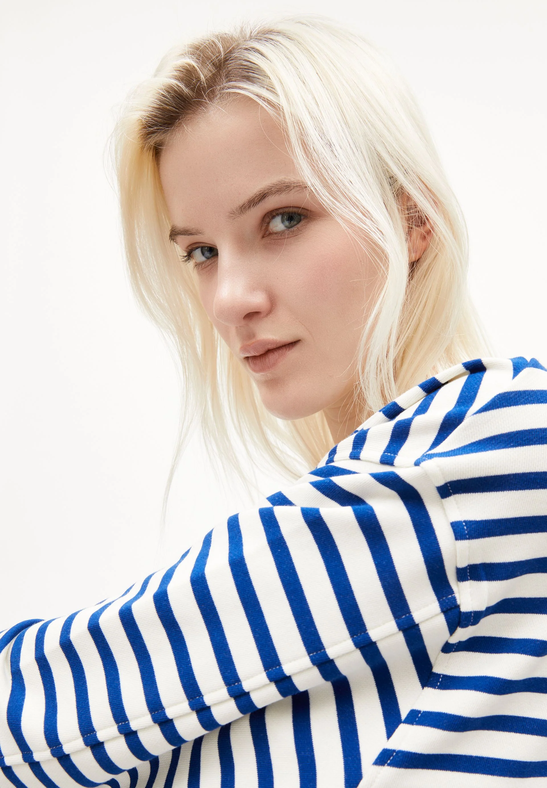 FRANKAA MAARLEN GESTREIFTES SWEATSHIRT | undyed-lapis blue - Image 3