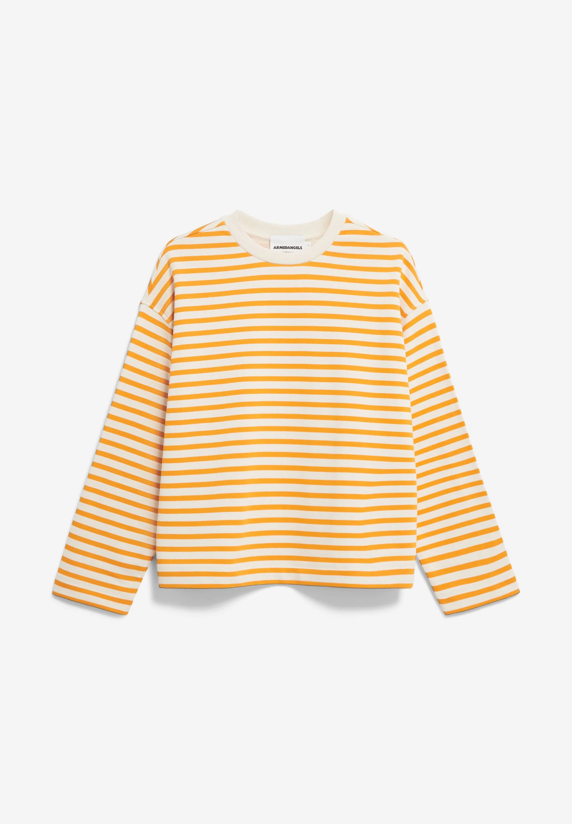 FRANKAA MAARLEN GESTREIFTES SWEATSHIRT | undyed-light tangerine - Image 6