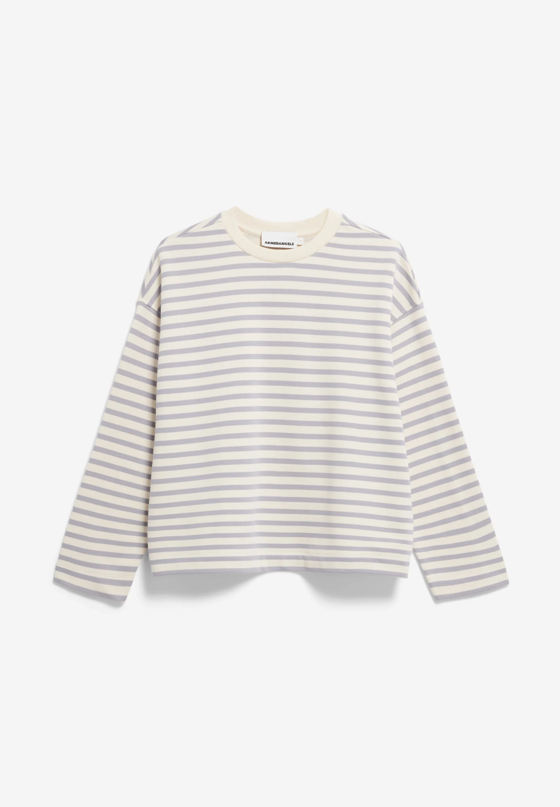 FRANKAA MAARLEN GESTREIFTES SWEATSHIRT | undyed-misty morning - Image 6
