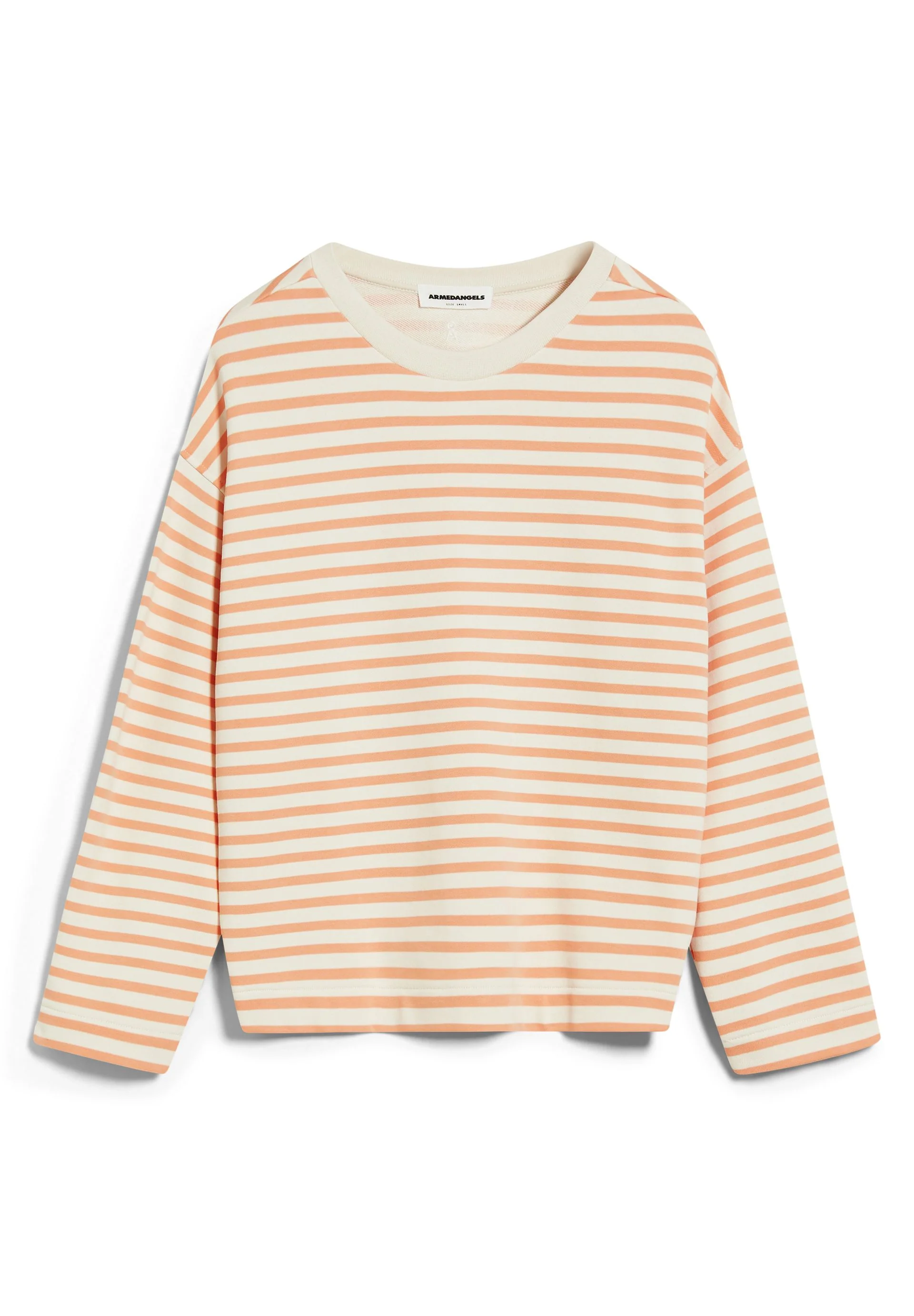 FRANKAA MAARLEN GESTREIFTES SWEATSHIRT | warm peach-undyed - Image 7